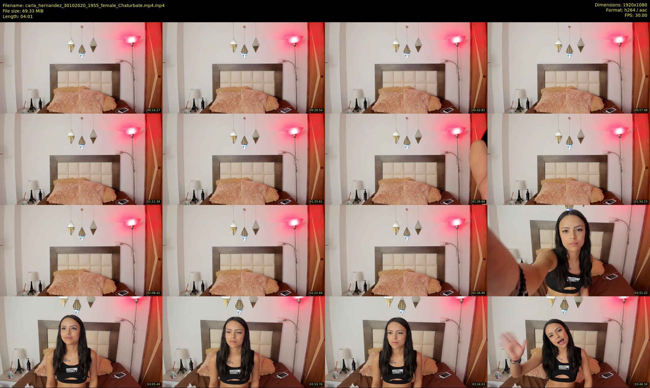 carla_hernandez — 5 minute Chaturbate female cam show recording, 1080p, Oct 30, 2020