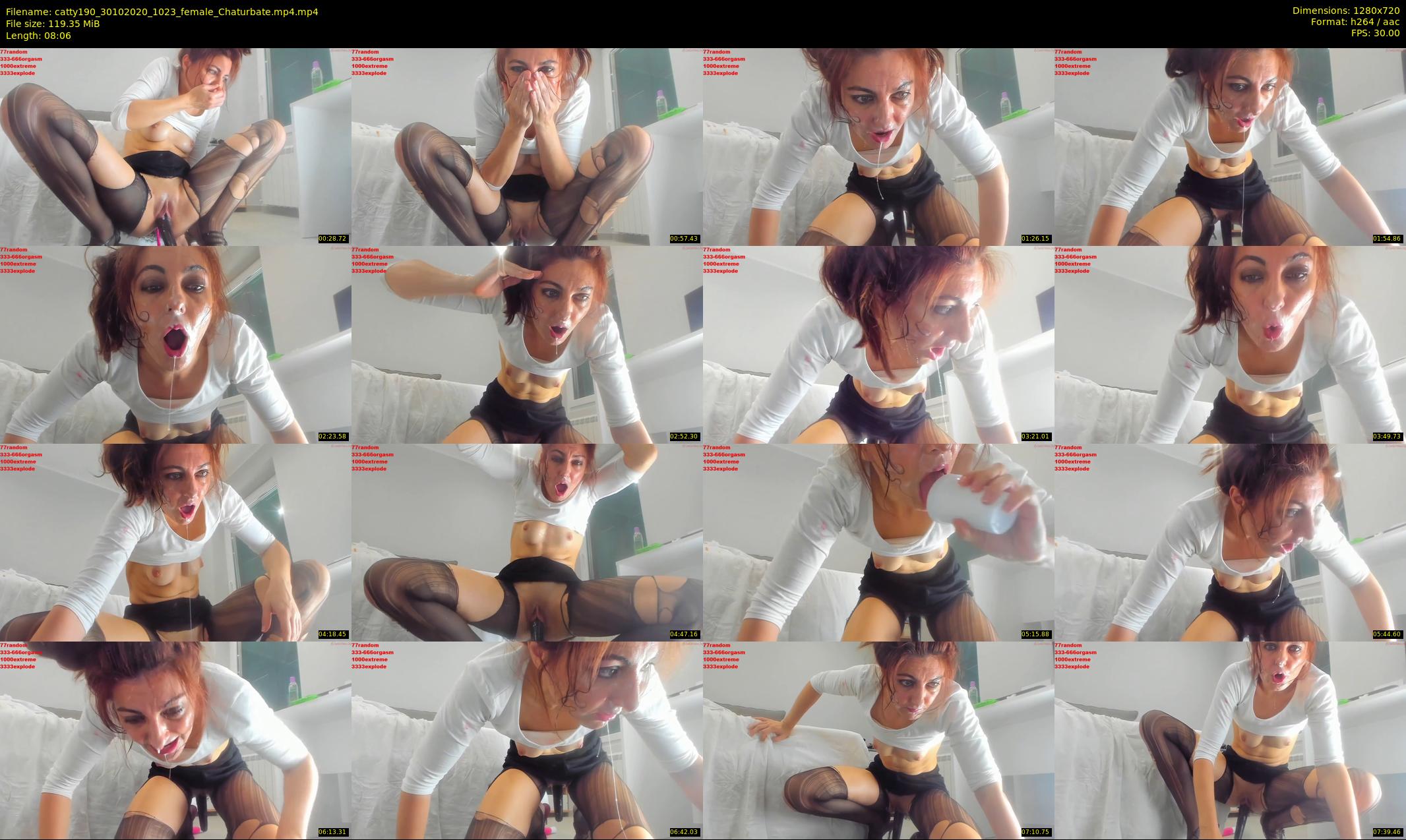 catty190 — 9 minute Chaturbate female cam show recording, 720p, Oct 30, 2020