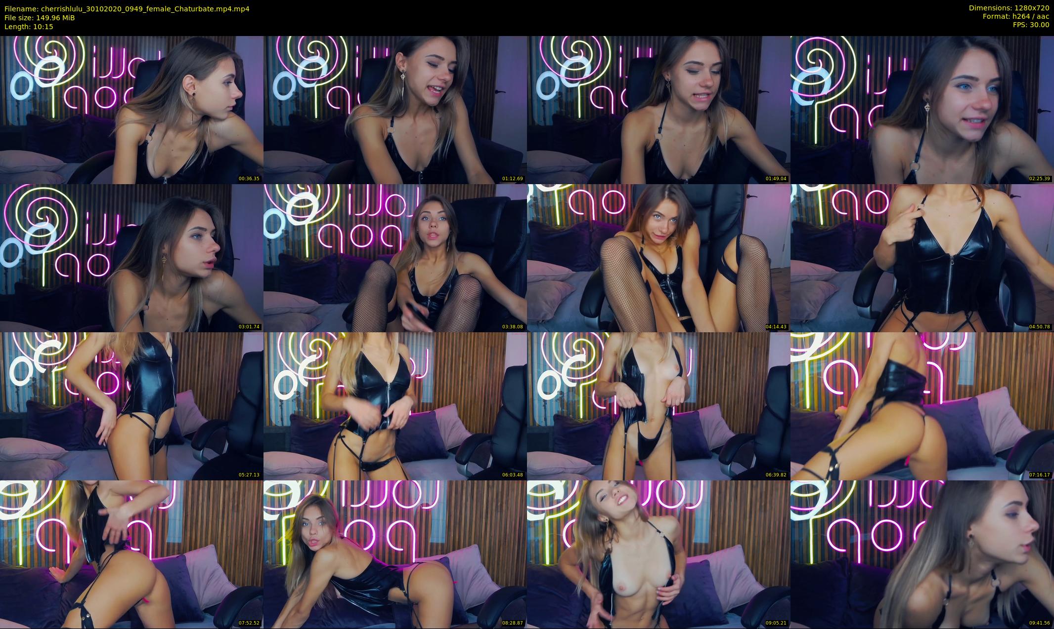 cherrishlulu — 11 minute Chaturbate female cam show recording, 720p, Oct 30, 2020