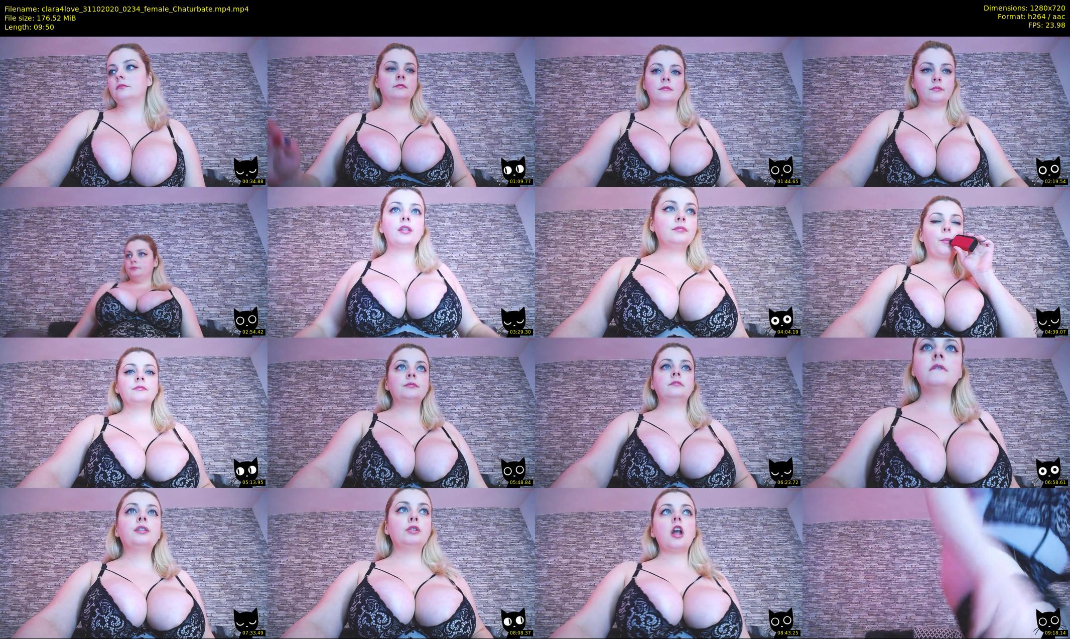 clara4love — 10 minute Chaturbate female cam show recording, 720p, Oct 31, 2020