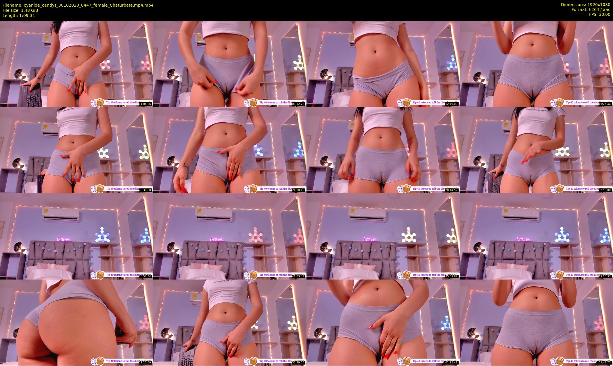 cyanide_candys — 70 minute Chaturbate female cam show recording, 1080p, Oct 30, 2020