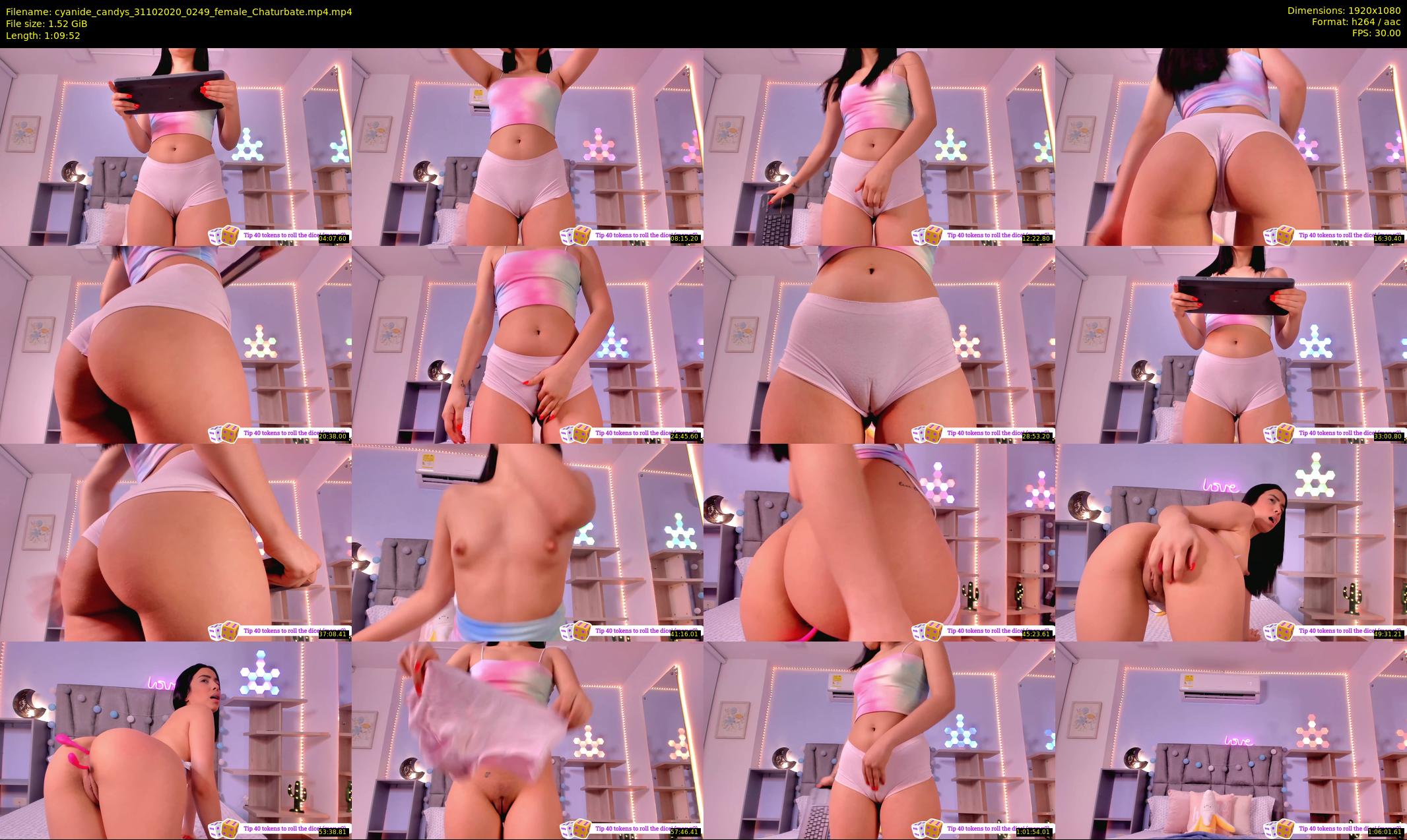 cyanide_candys — 70 minute Chaturbate female cam show recording, 1080p, Oct 31, 2020