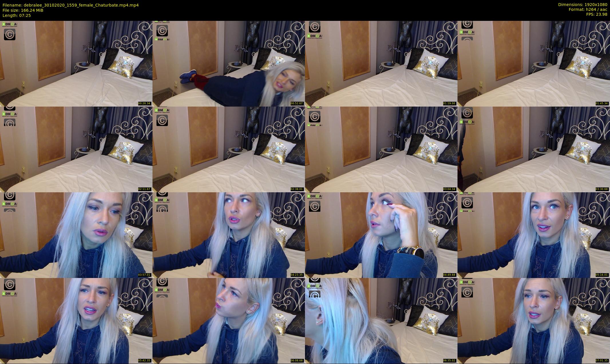 debralee — 8 minute Chaturbate female cam show recording, 1080p, Oct 30, 2020