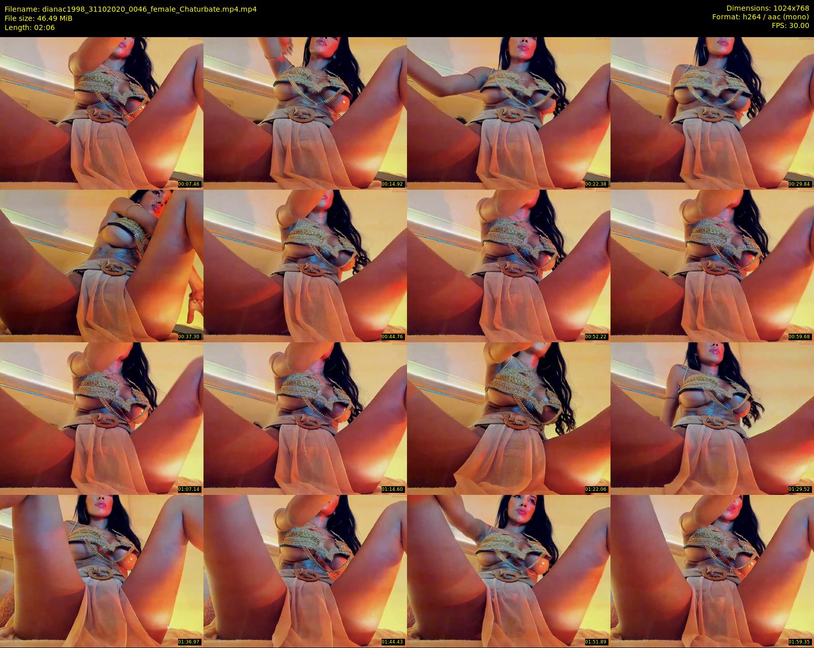 dianac1998 — 3 minute Chaturbate female cam show recording, 720p, Oct 31, 2020