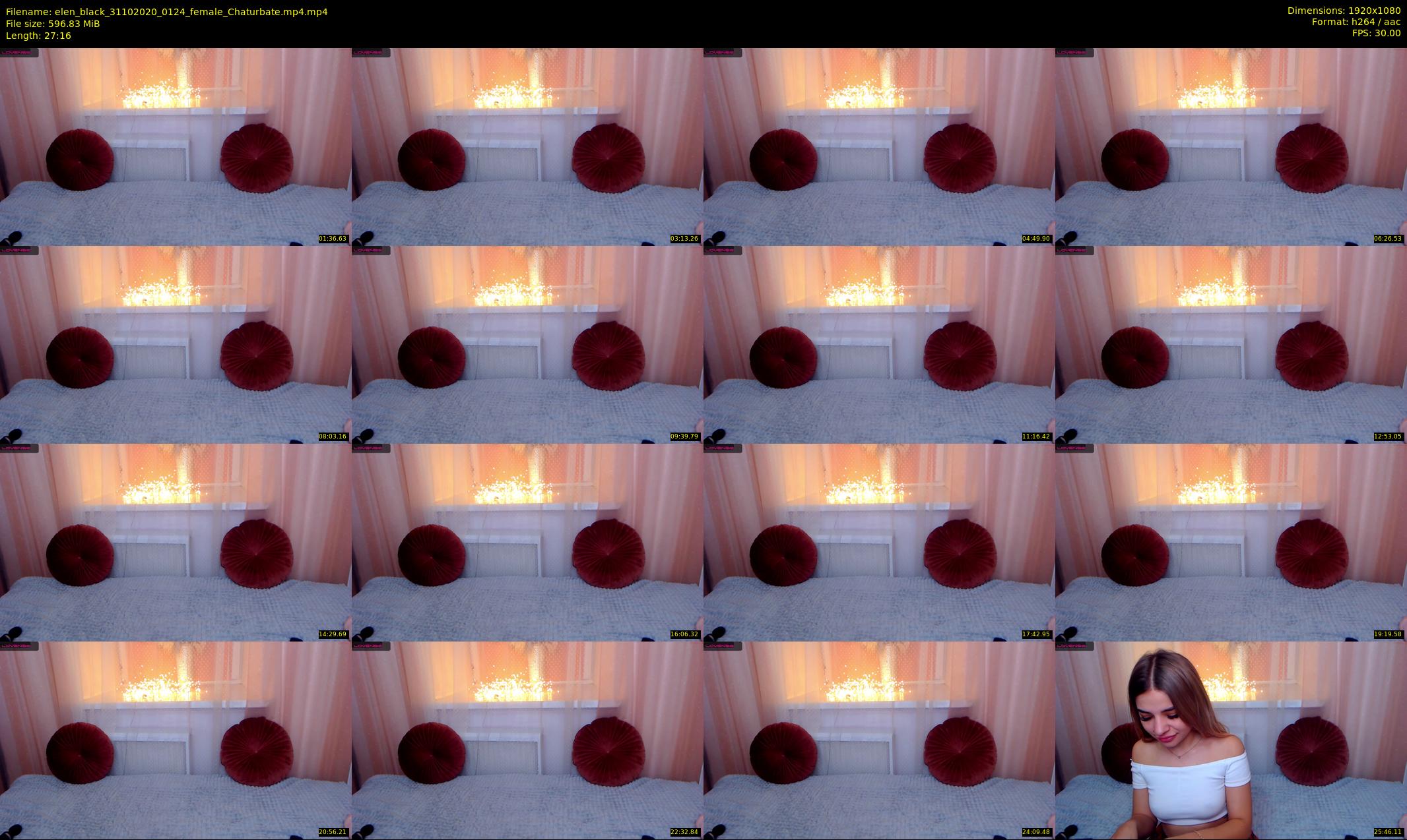 elen_black — 28 minute Chaturbate female cam show recording, 1080p, Oct 31, 2020