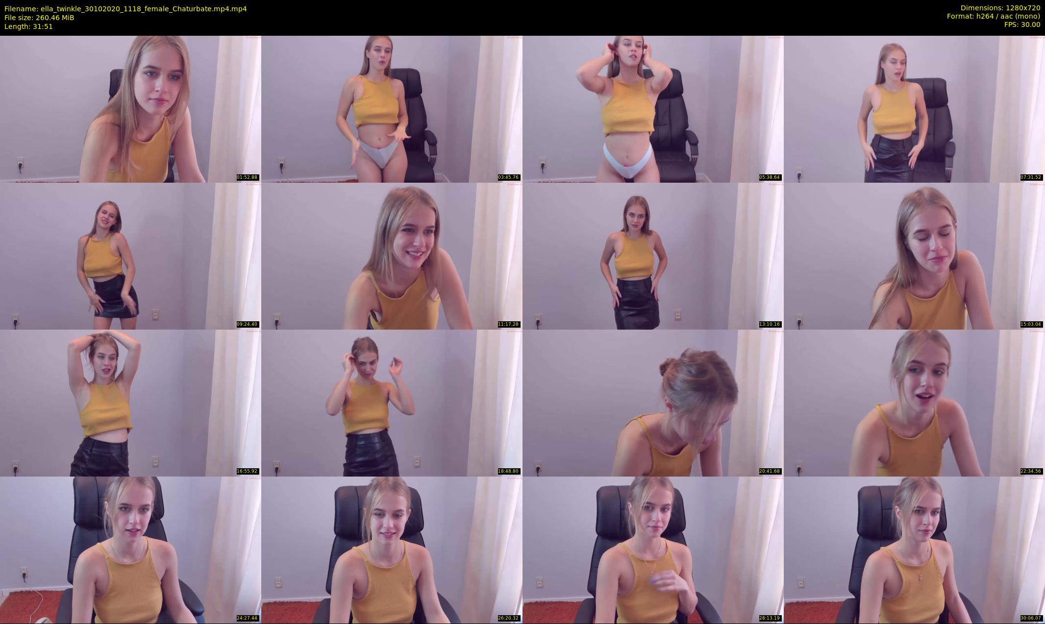 ella_twinkle — 32 minute Chaturbate female cam show recording, 720p, Oct 30, 2020