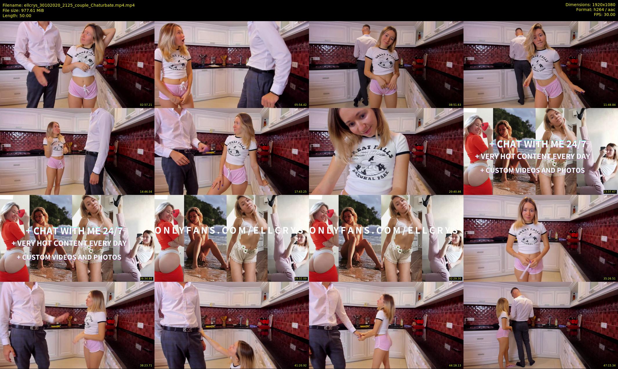 ellcrys — 50 minute Chaturbate couple cam show recording, 1080p, Oct 30, 2020