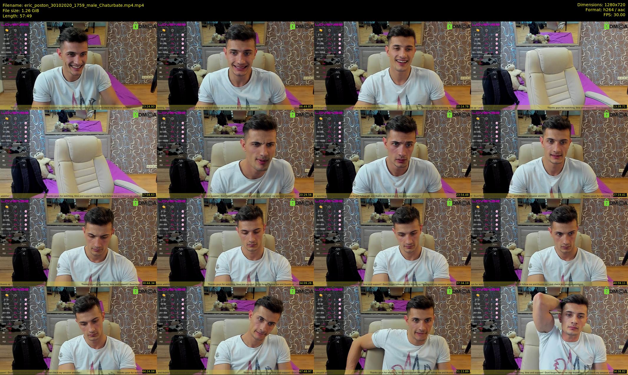 eric_poston — 58 minute Chaturbate male cam show recording, 720p, Oct 30, 2020