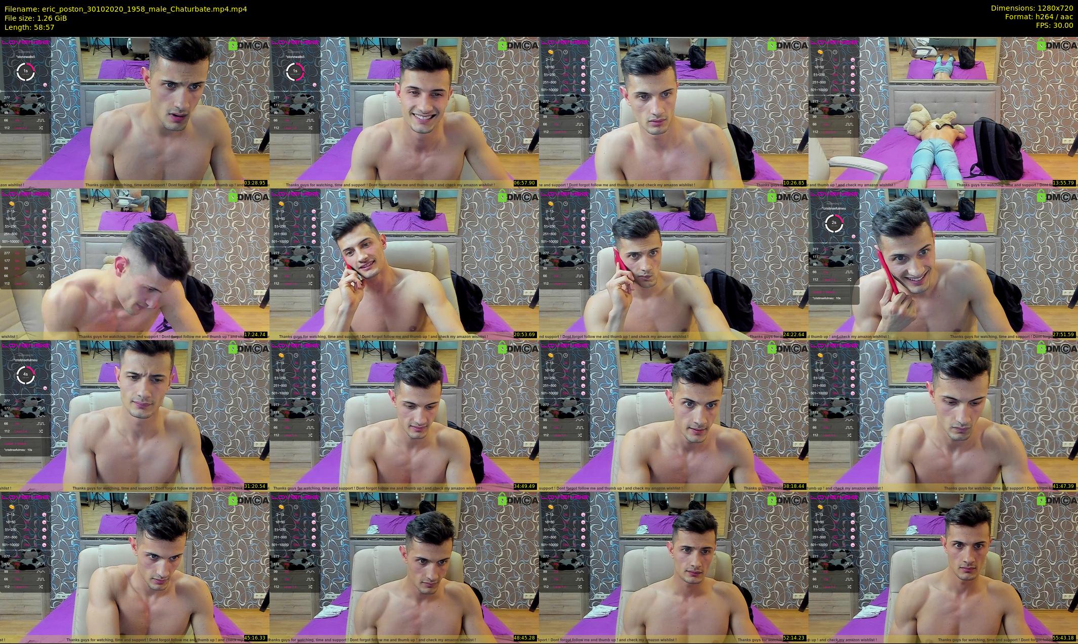 eric_poston — 59 minute Chaturbate male cam show recording, 720p, Oct 30, 2020