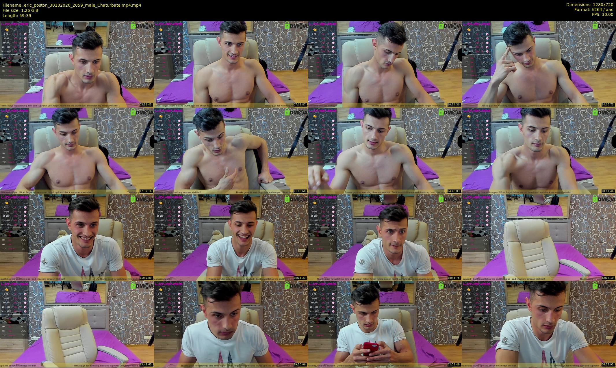 eric_poston — 60 minute Chaturbate male cam show recording, 720p, Oct 30, 2020