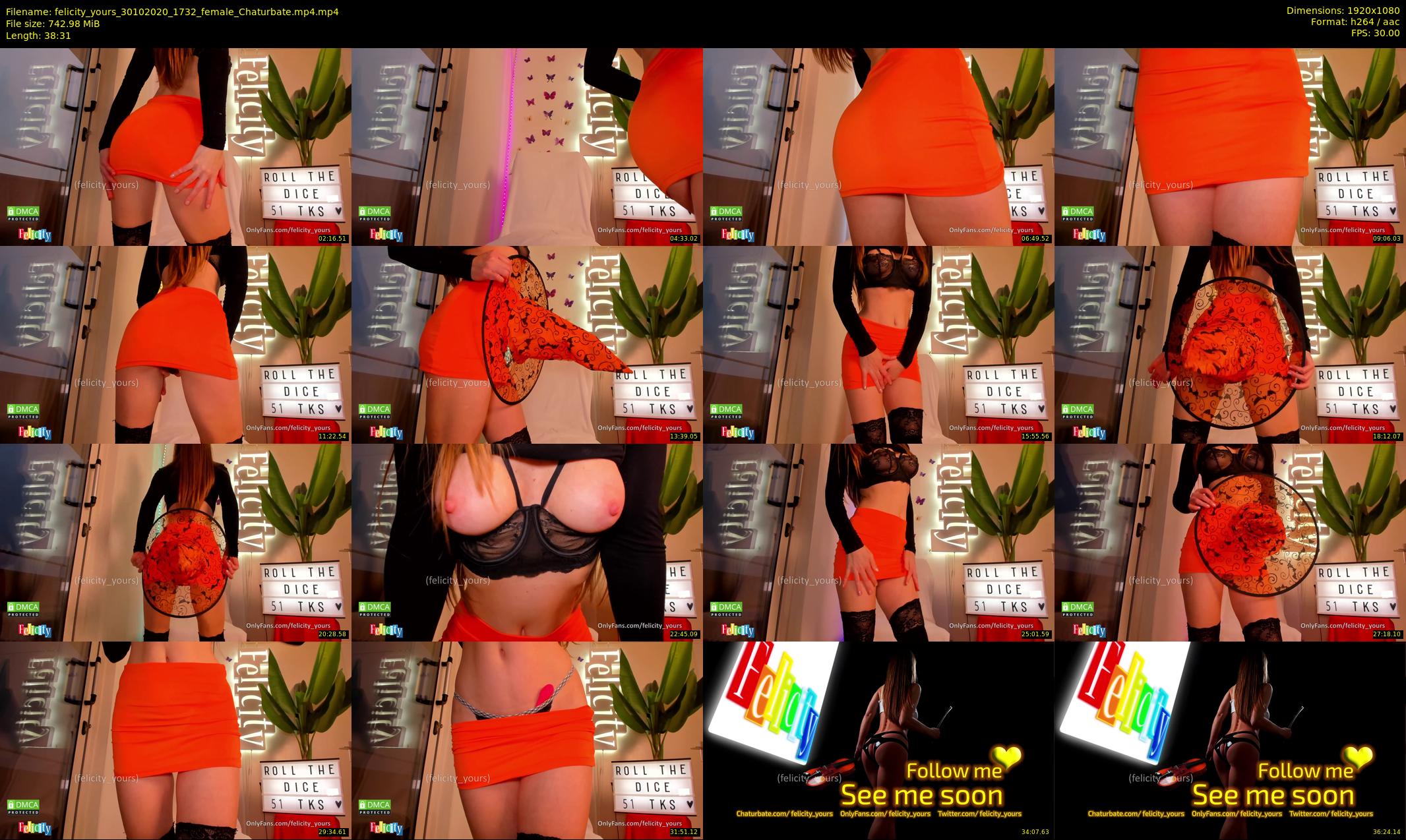 felicity_yours — 39 minute Chaturbate female cam show recording, 1080p, Oct 30, 2020