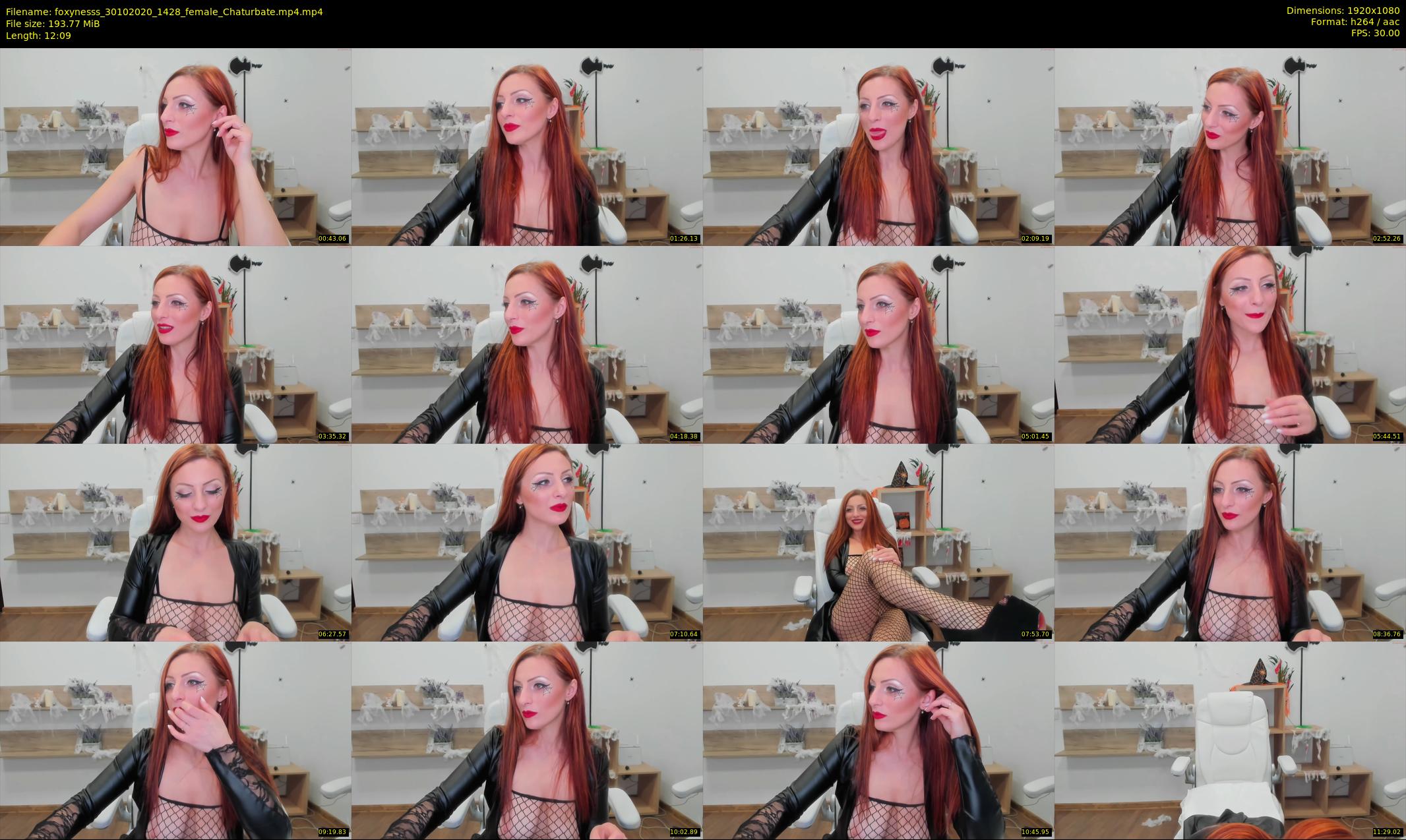 foxynesss — 13 minute Chaturbate female cam show recording, 1080p, Oct 30, 2020