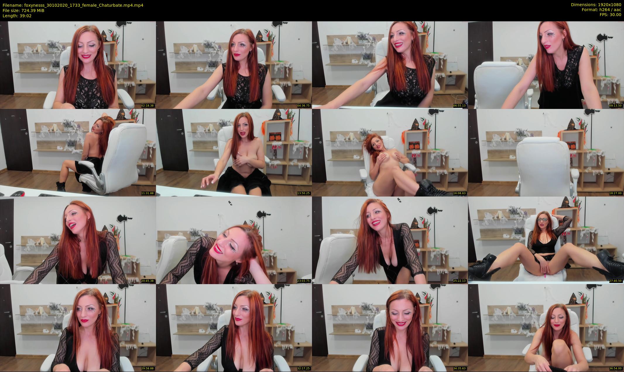 foxynesss — 40 minute Chaturbate female cam show recording, 1080p, Oct 30, 2020