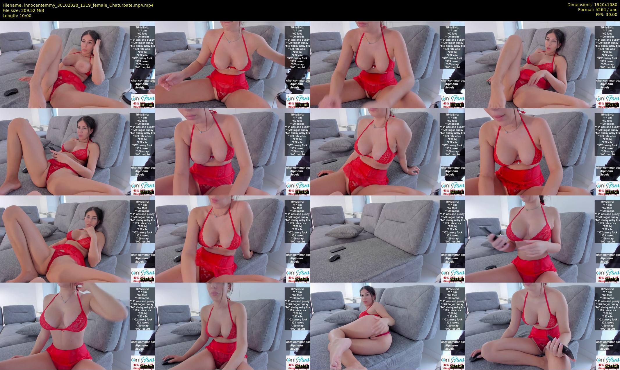 innocentemmy — 10 minute Chaturbate female cam show recording, 1080p, Oct 30, 2020