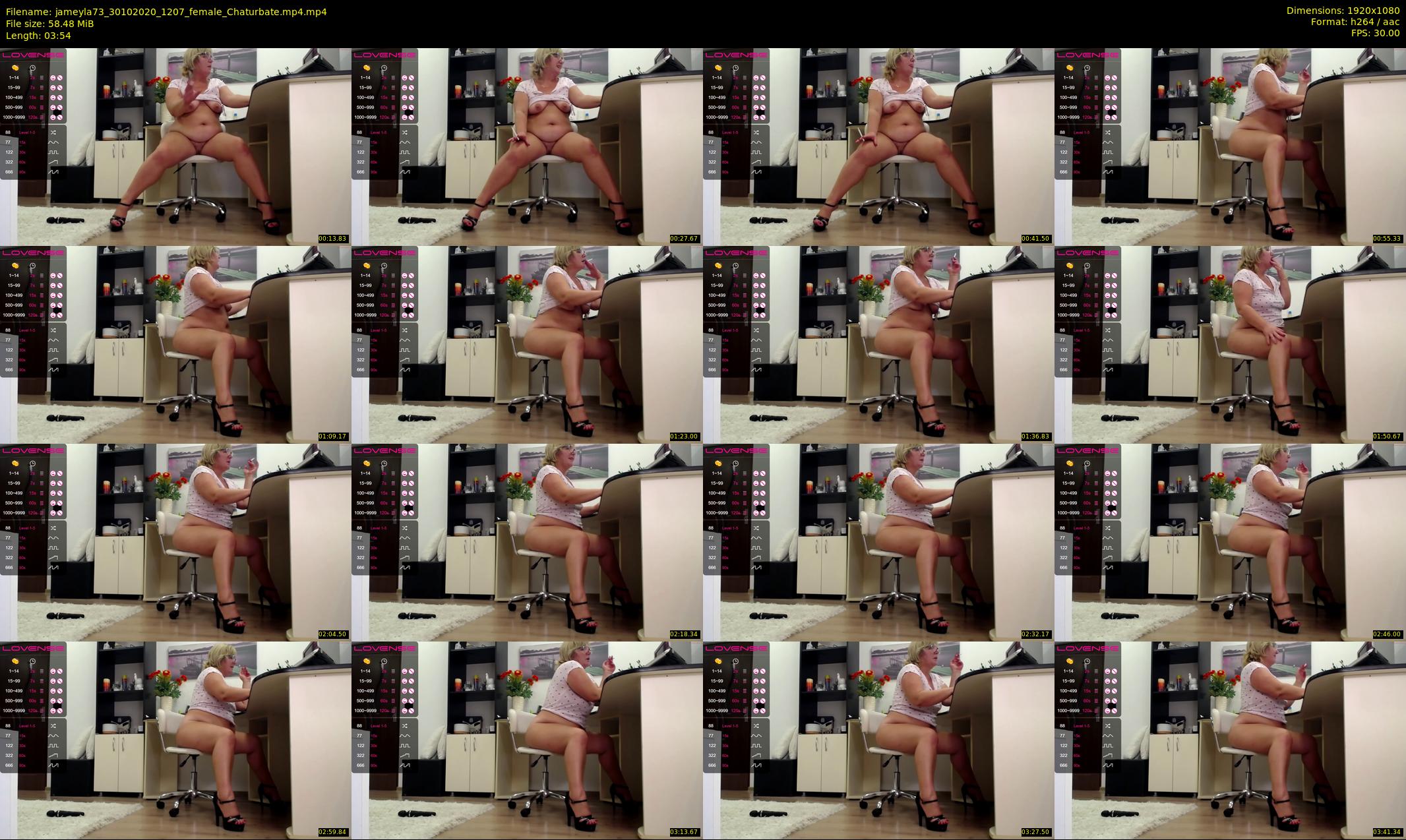 jameyla73 — 4 minute Chaturbate female cam show recording, 1080p, Oct 30, 2020