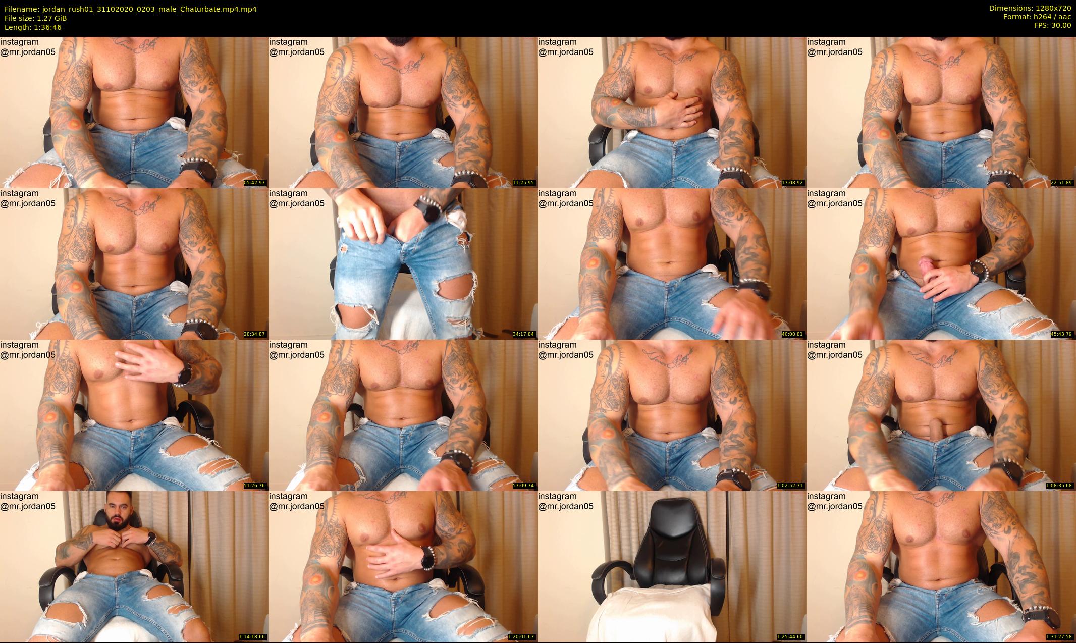 jordan_rush01 — 97 minute Chaturbate male cam show recording, 720p, Oct 31, 2020