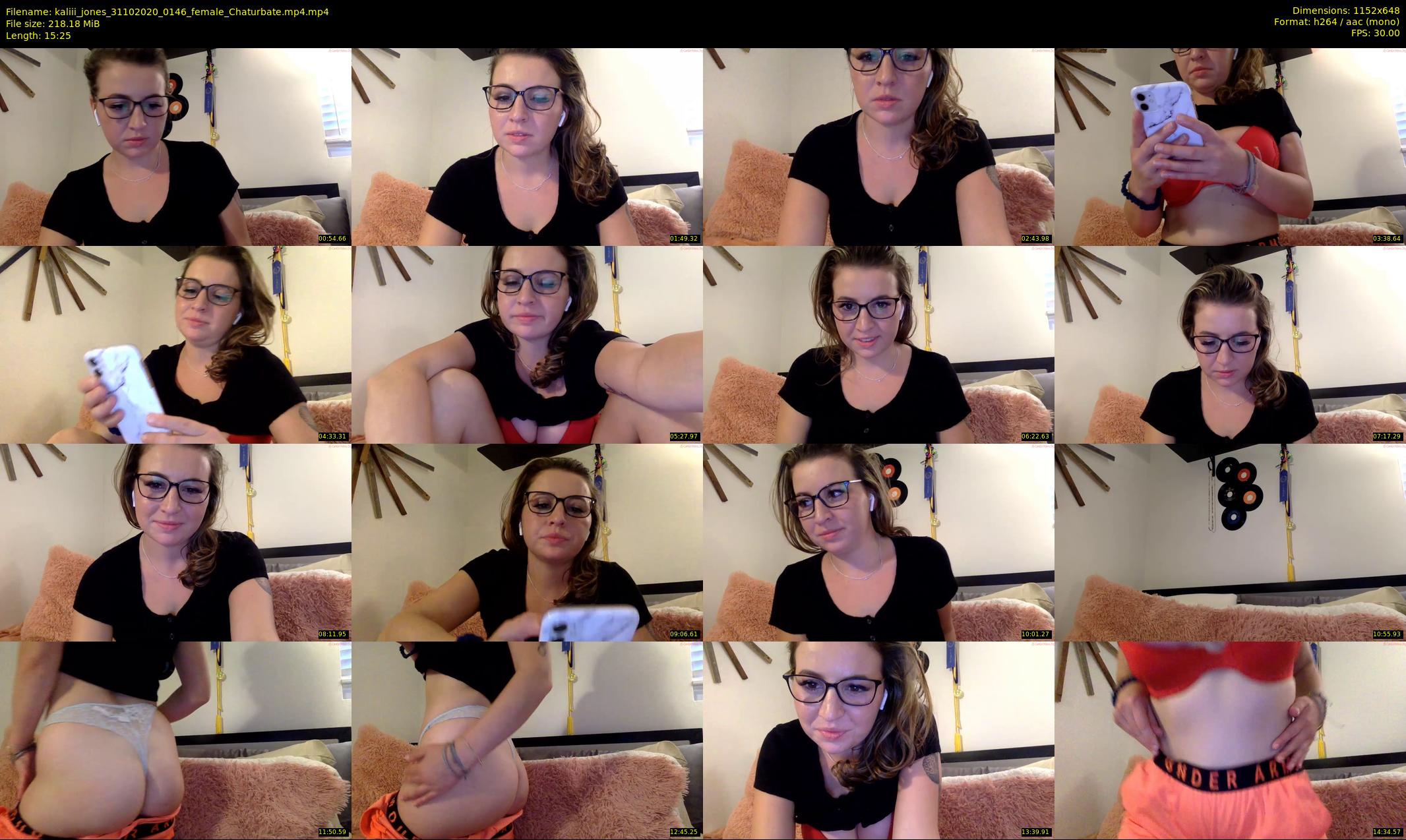 kaliii_jones — 16 minute Chaturbate female cam show recording, 480p, Oct 31, 2020