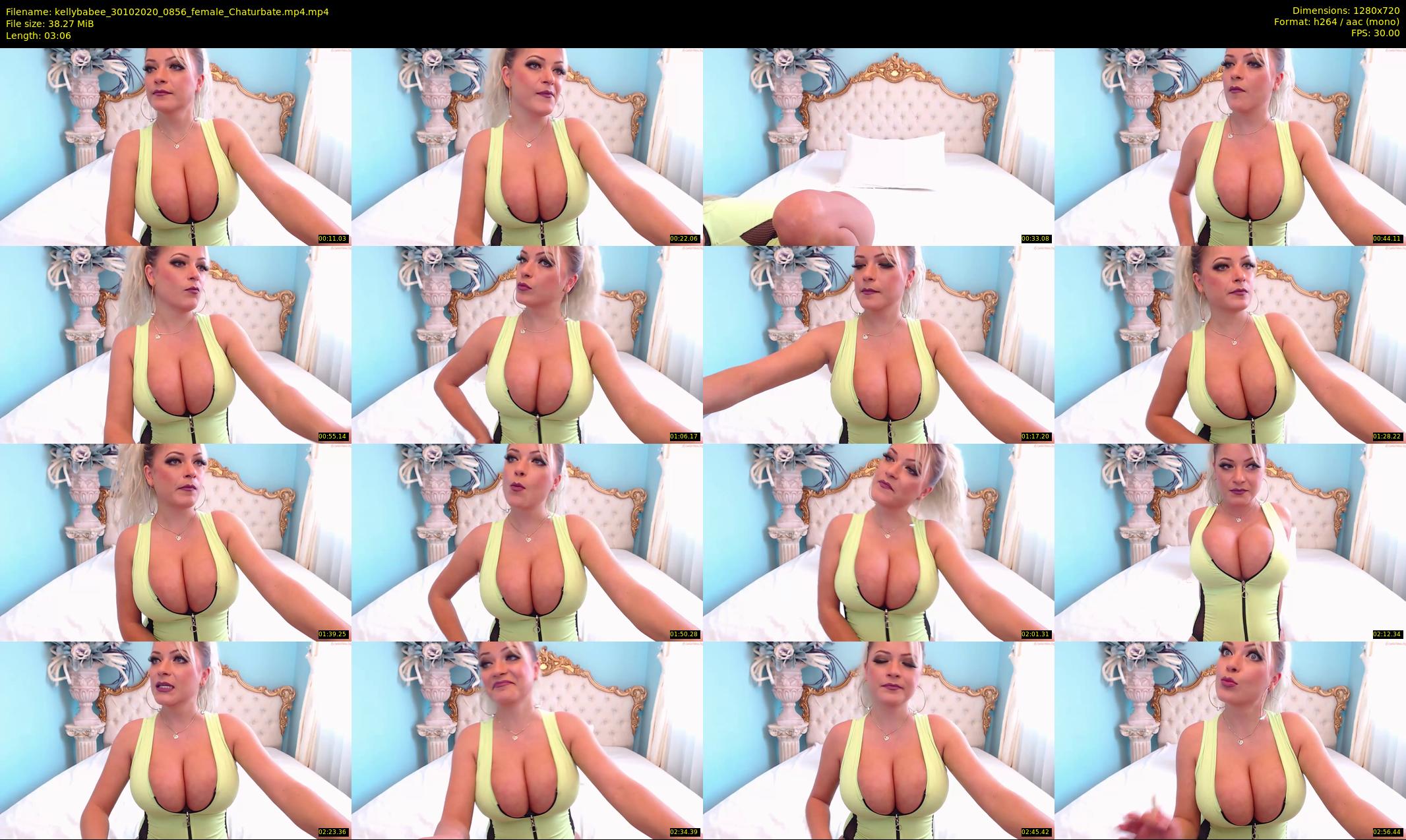 kellybabee — 4 minute Chaturbate female cam show recording, 720p, Oct 30, 2020