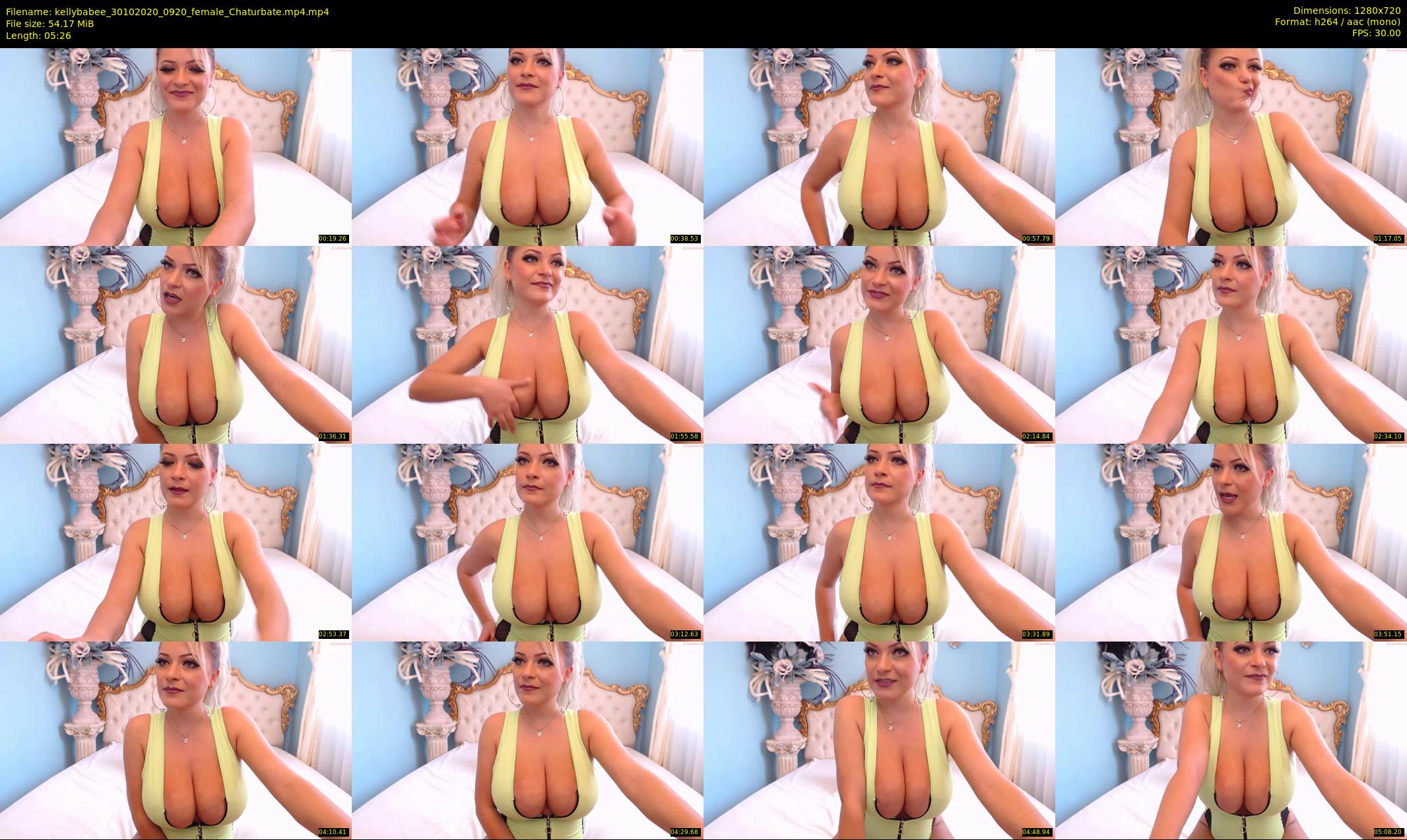 kellybabee — 6 minute Chaturbate female cam show recording, 720p, Oct 30, 2020