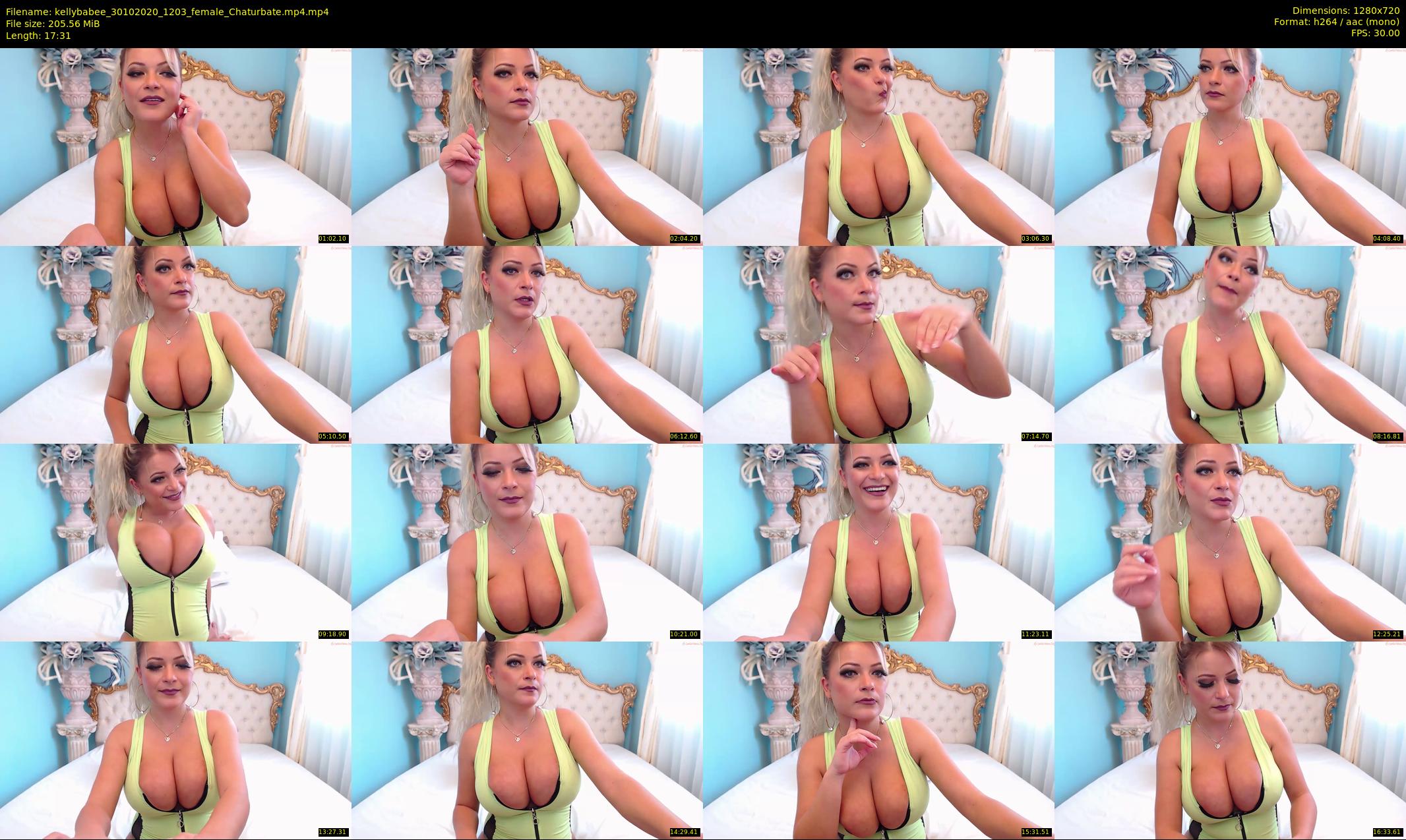kellybabee — 18 minute Chaturbate female cam show recording, 720p, Oct 30, 2020