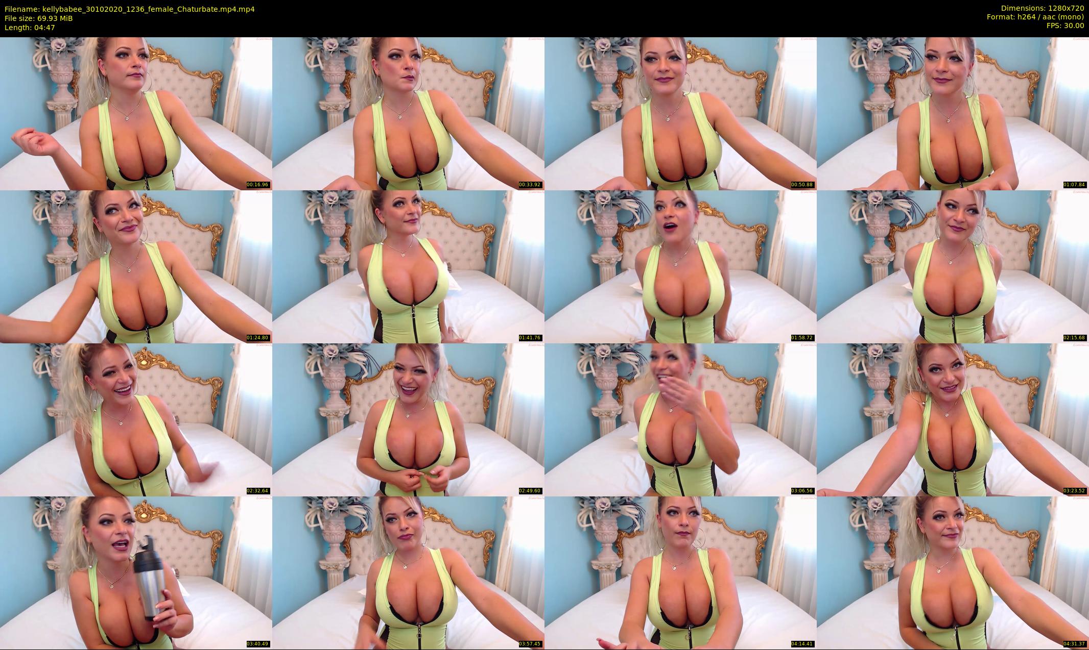 kellybabee — 5 minute Chaturbate female cam show recording, 720p, Oct 30, 2020