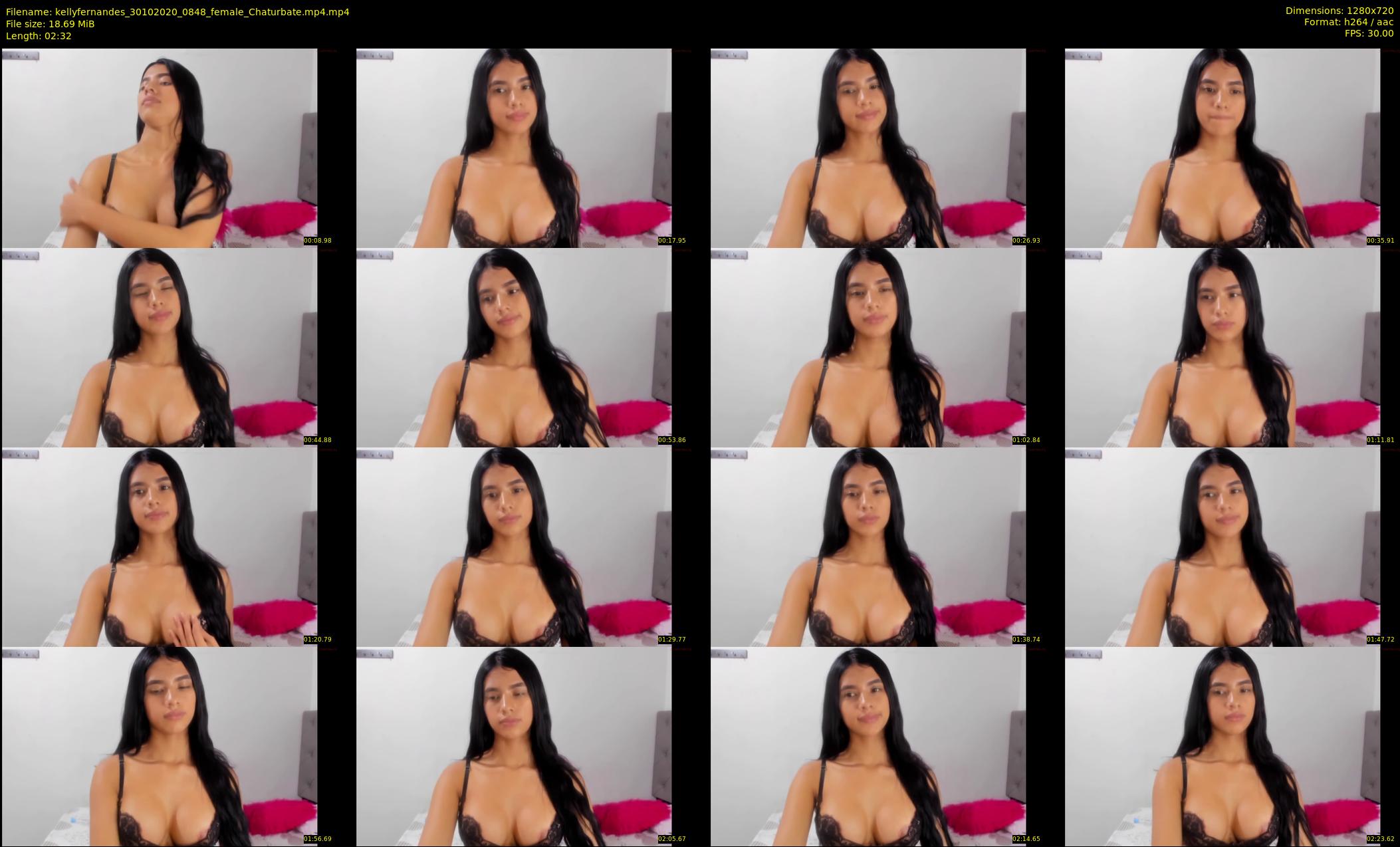 kellyfernandes — 3 minute Chaturbate female cam show recording, 720p, Oct 30, 2020