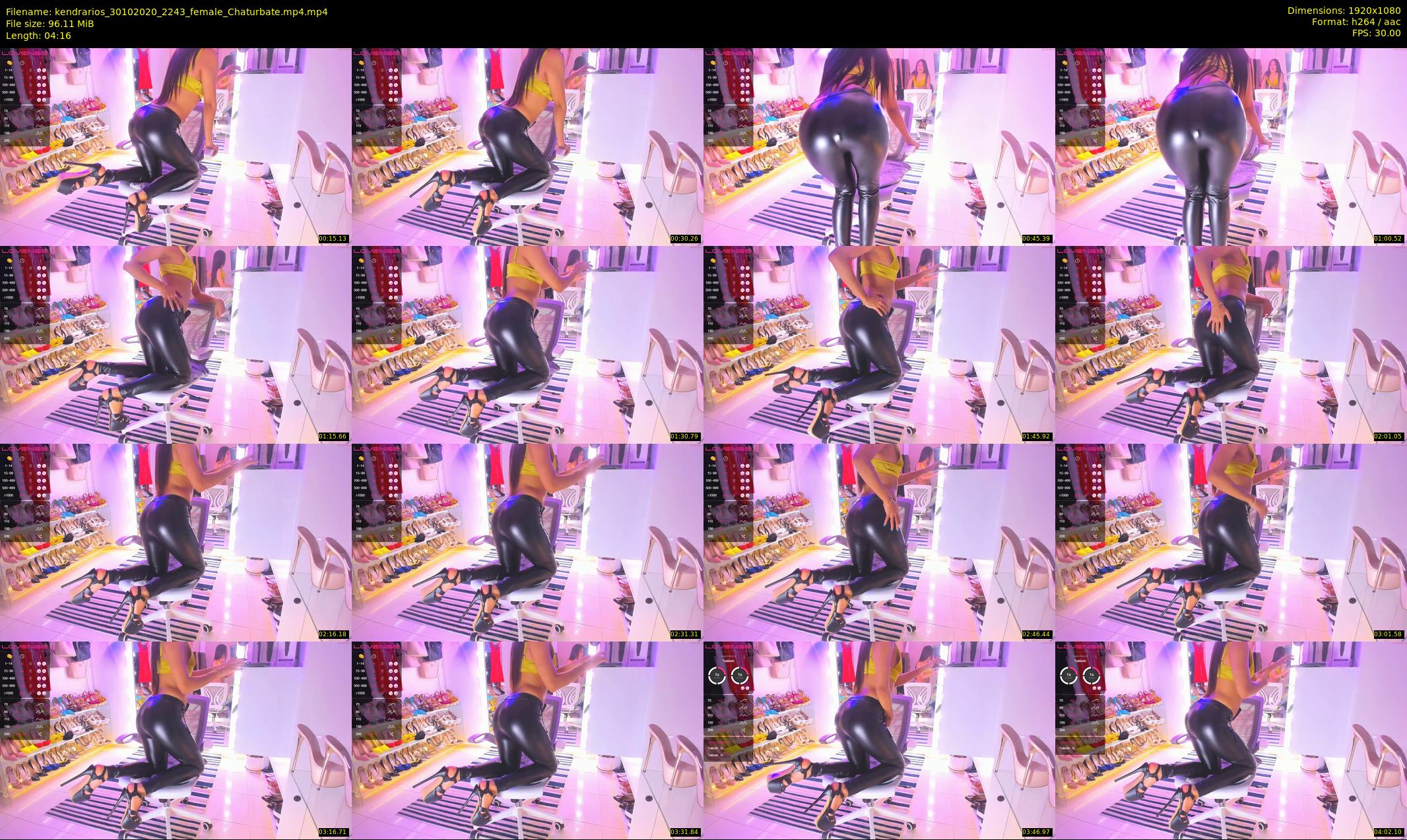 kendrarios — 5 minute Chaturbate female cam show recording, 1080p, Oct 30, 2020