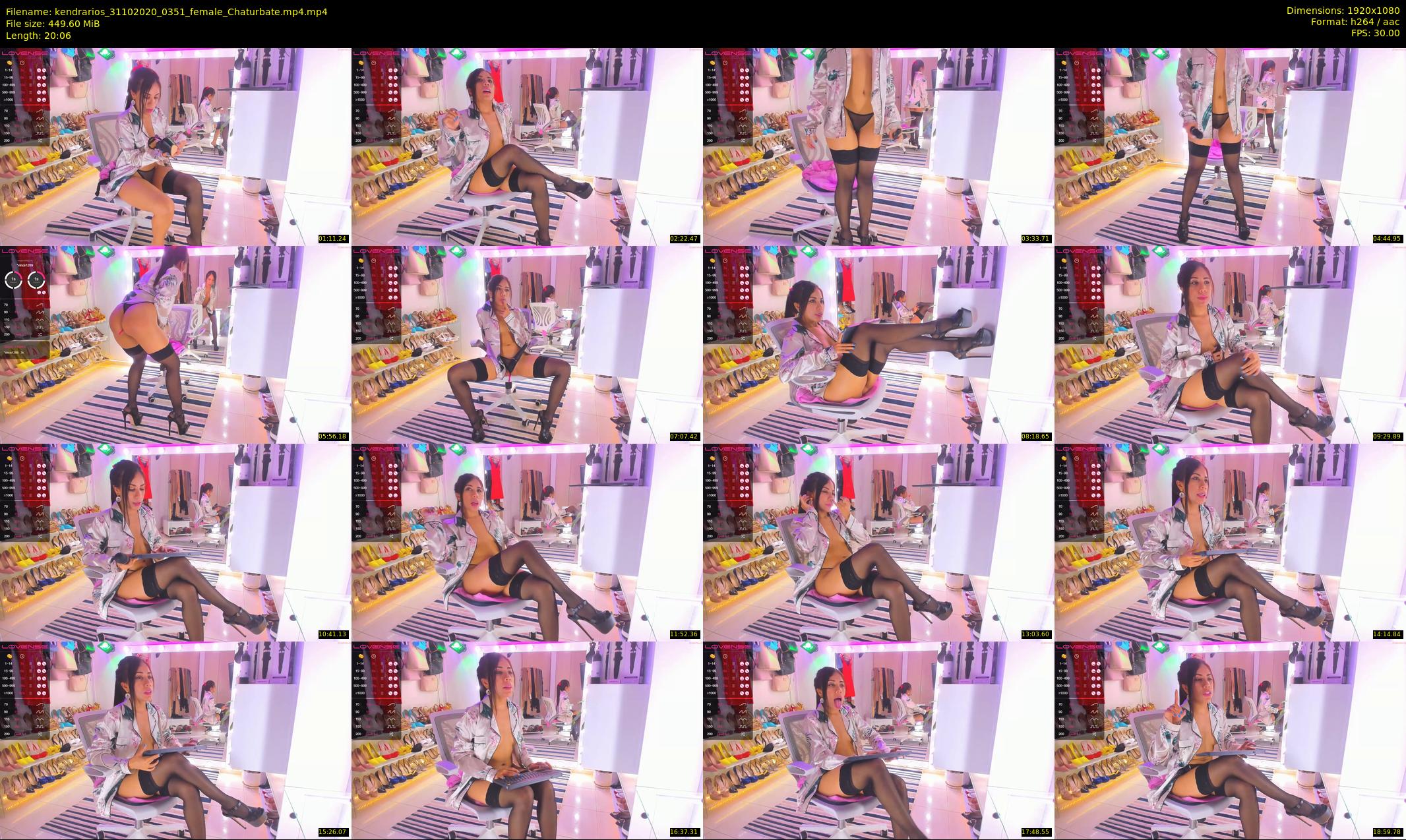 kendrarios — 21 minute Chaturbate female cam show recording, 1080p, Oct 31, 2020