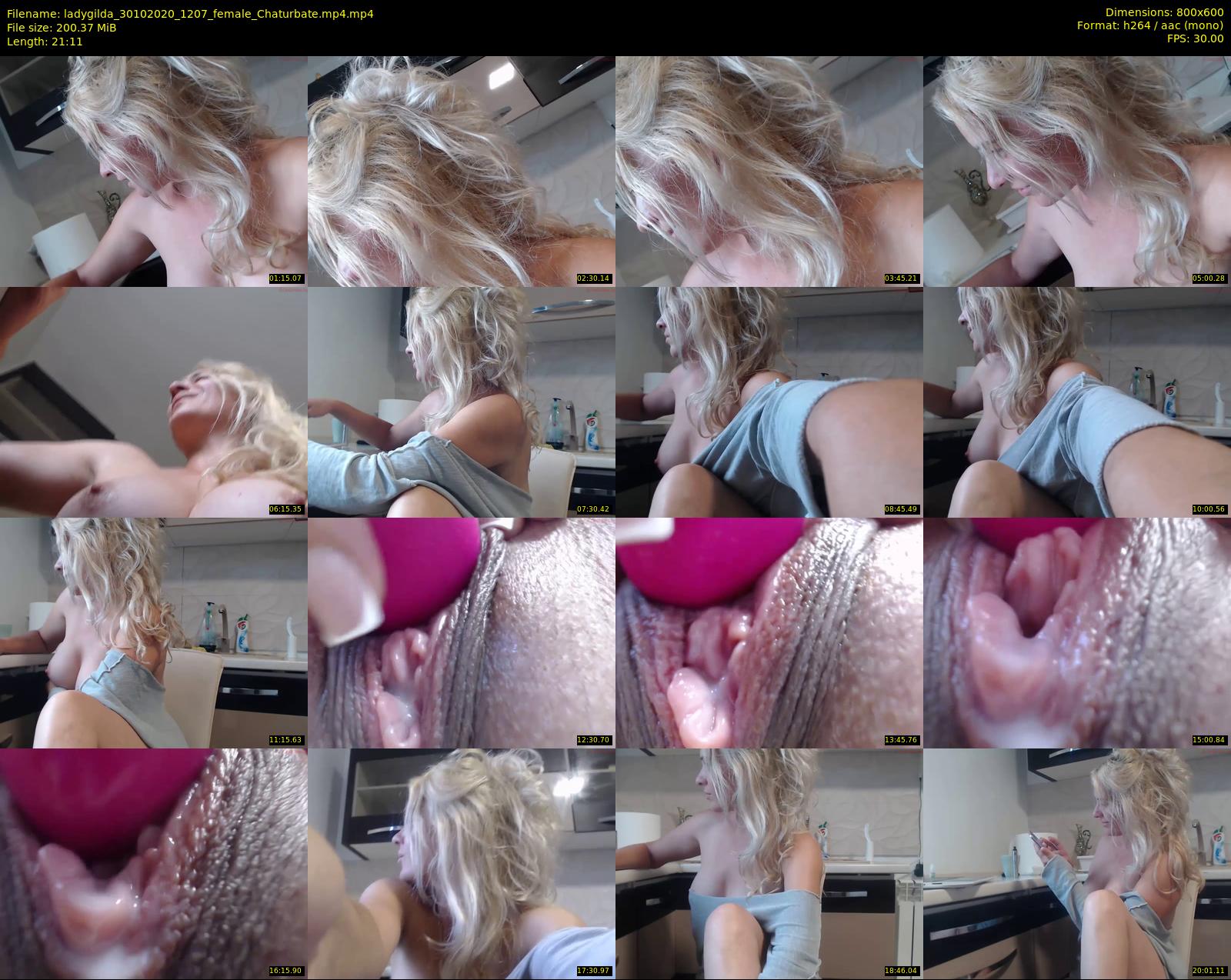ladygilda — 22 minute Chaturbate female cam show recording, 480p, Oct 30, 2020