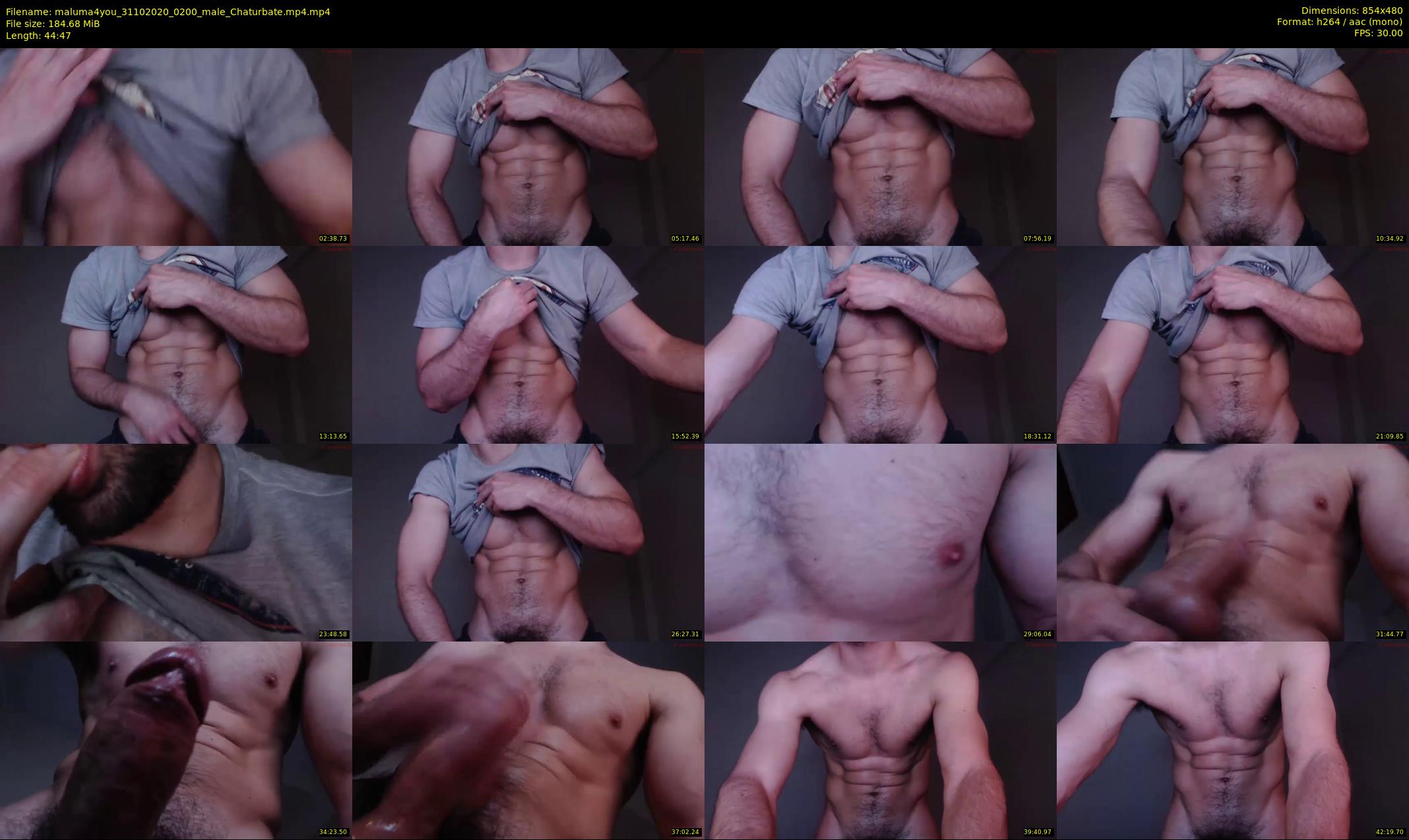 maluma4you — 45 minute Chaturbate male cam show recording, 480p, Oct 31, 2020