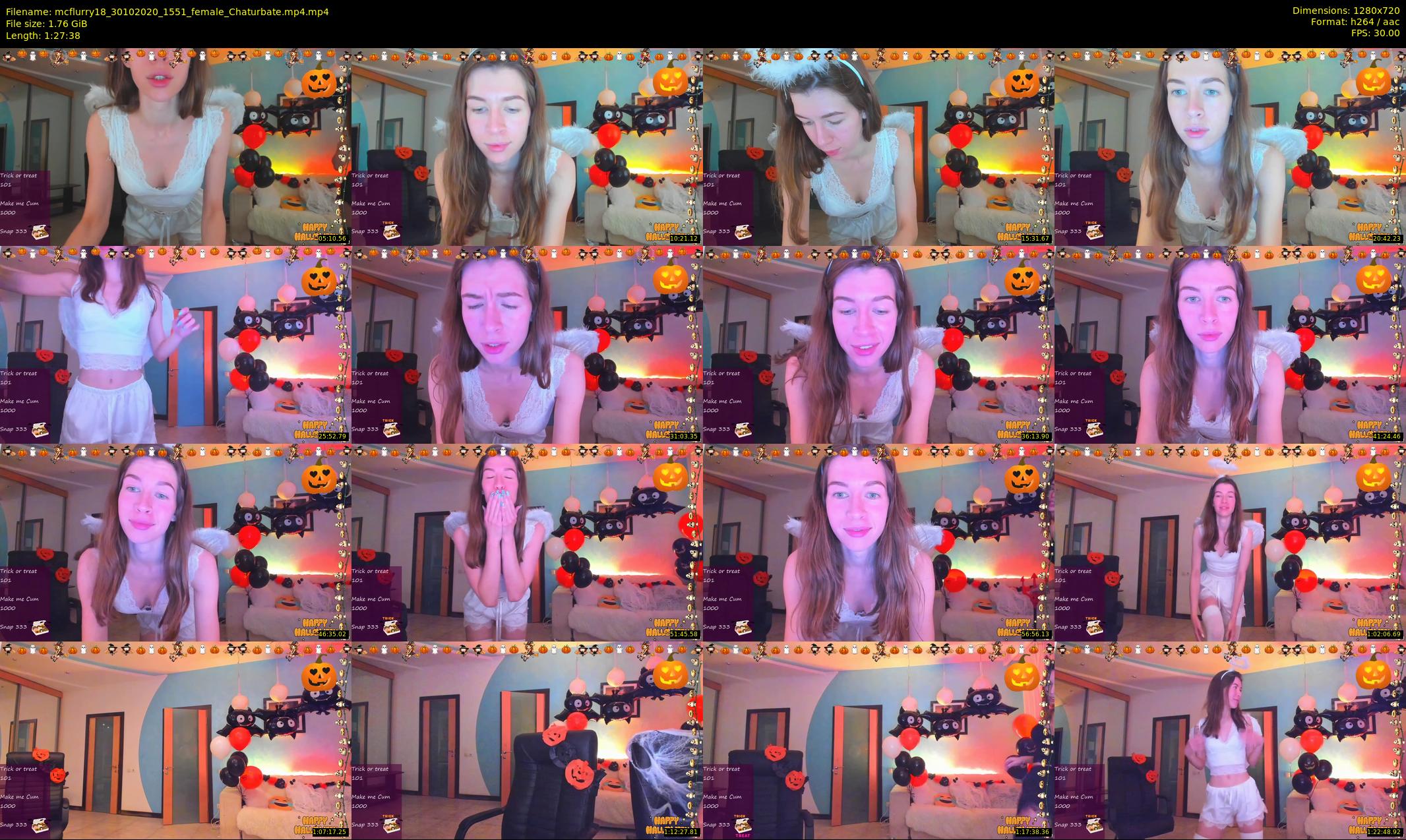 mcflurry18 — 88 minute Chaturbate female cam show recording, 720p, Oct 30, 2020