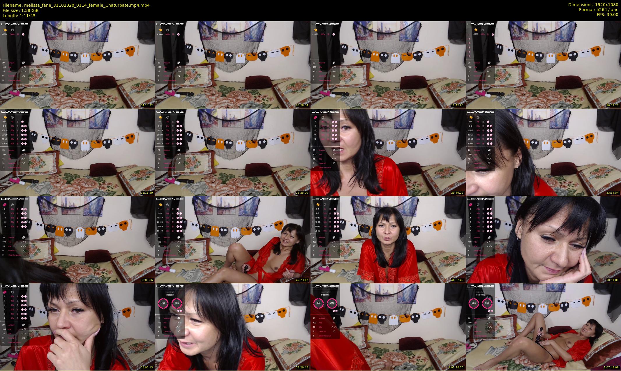 melissa_fane — 72 minute Chaturbate female cam show recording, 1080p, Oct 31, 2020