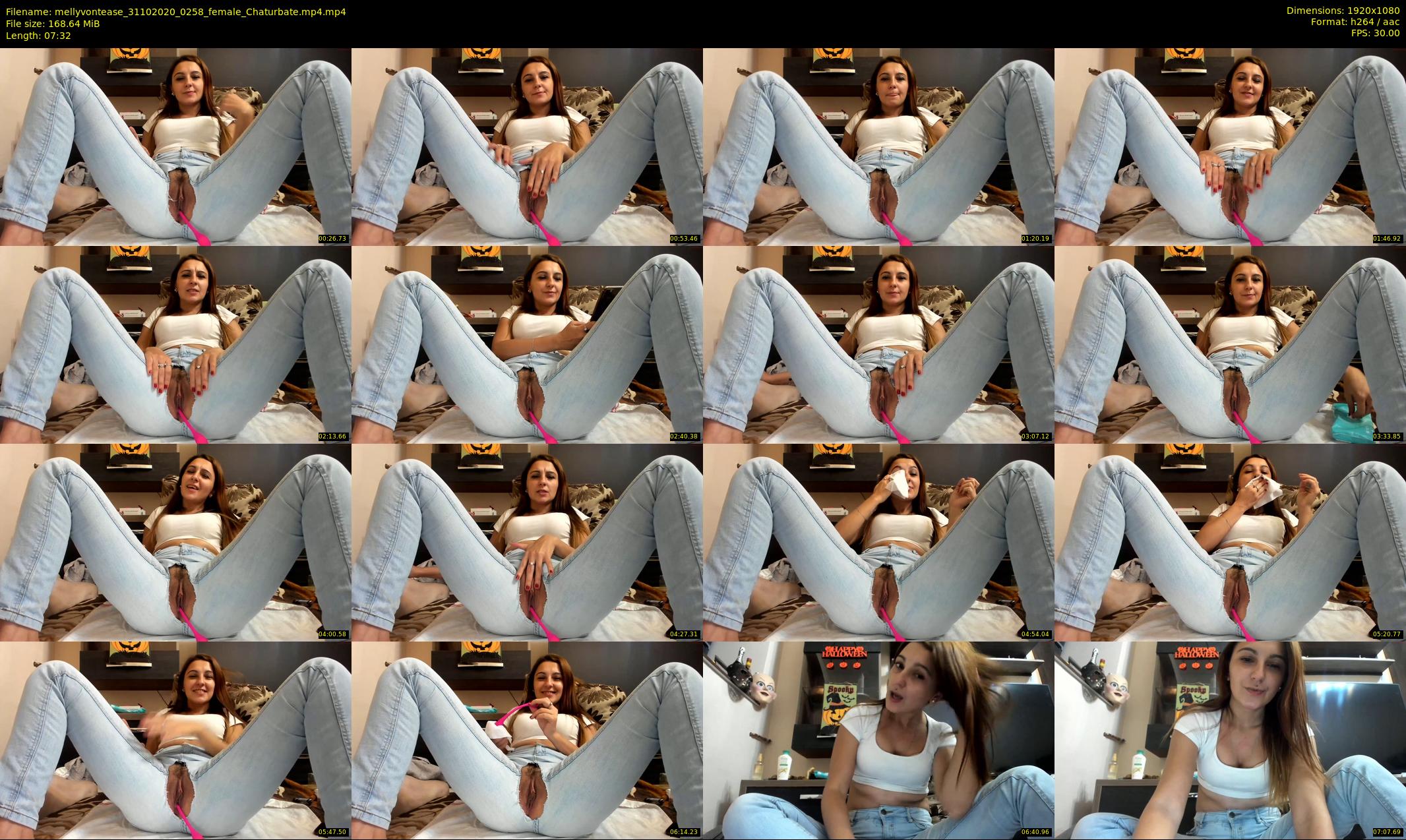 mellyvontease — 8 minute Chaturbate female cam show recording, 1080p, Oct 31, 2020