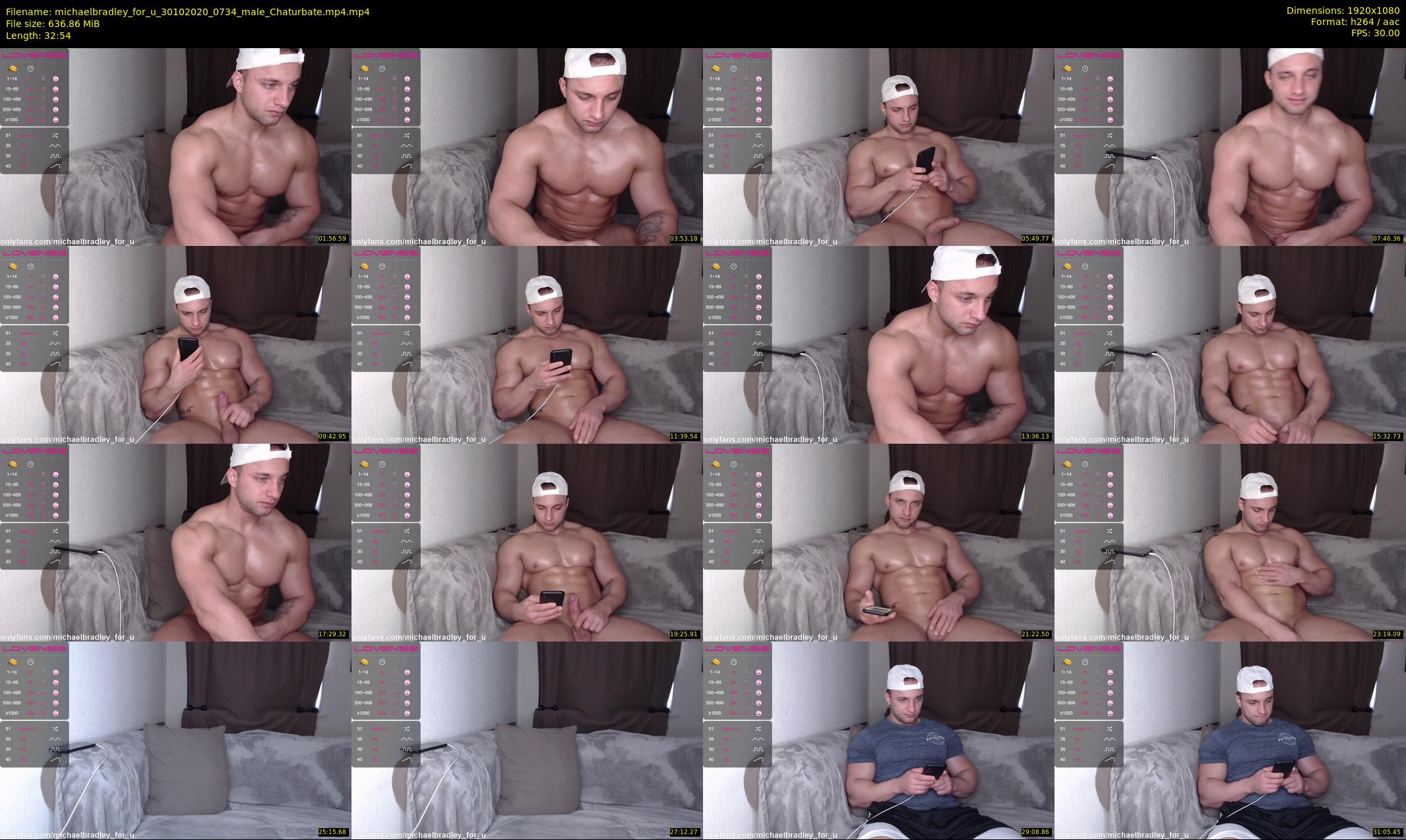 michaelbradley_for_u — 33 minute Chaturbate male cam show recording, 1080p, Oct 30, 2020