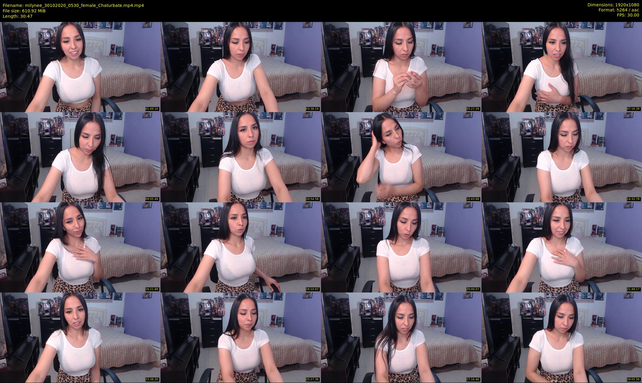 milynee — 31 minute Chaturbate female cam show recording, 1080p, Oct 30, 2020