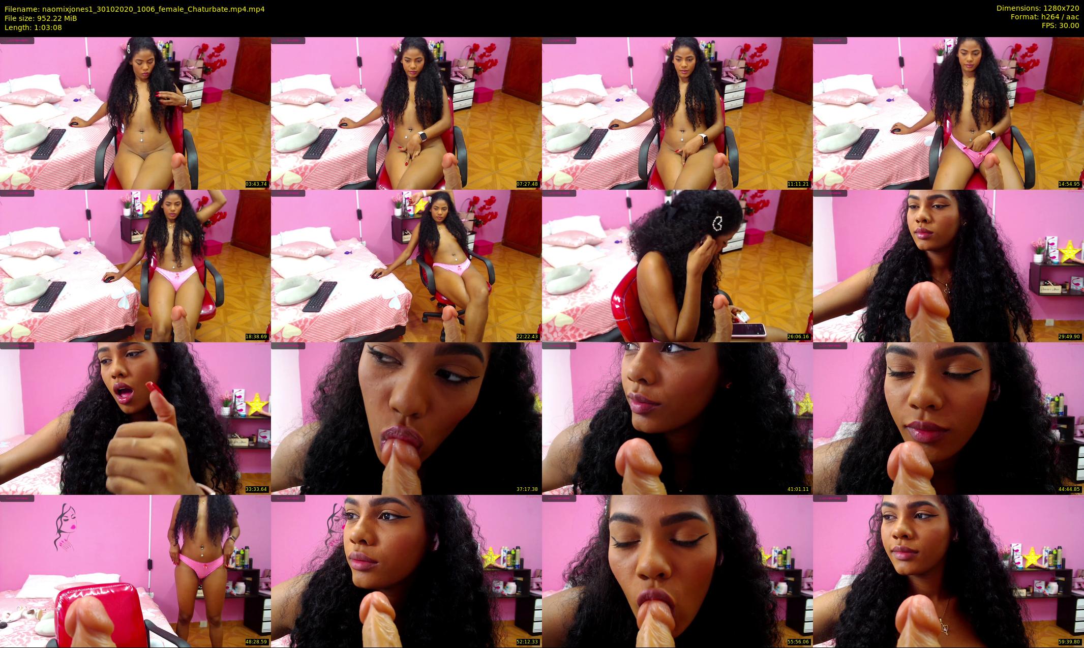 naomixjones1 — 64 minute Chaturbate female cam show recording, 720p, Oct 30, 2020