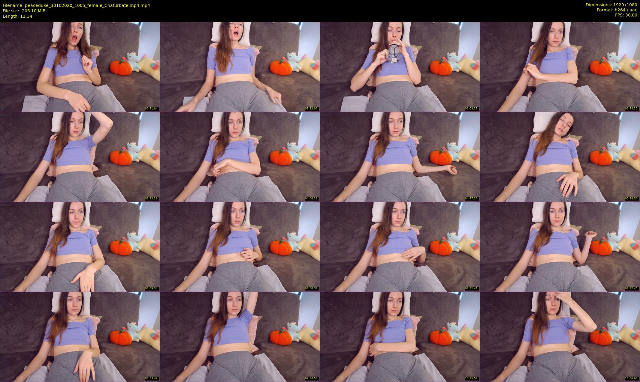 peaceduke — 12 minute Chaturbate female cam show recording, 1080p, Oct 30, 2020