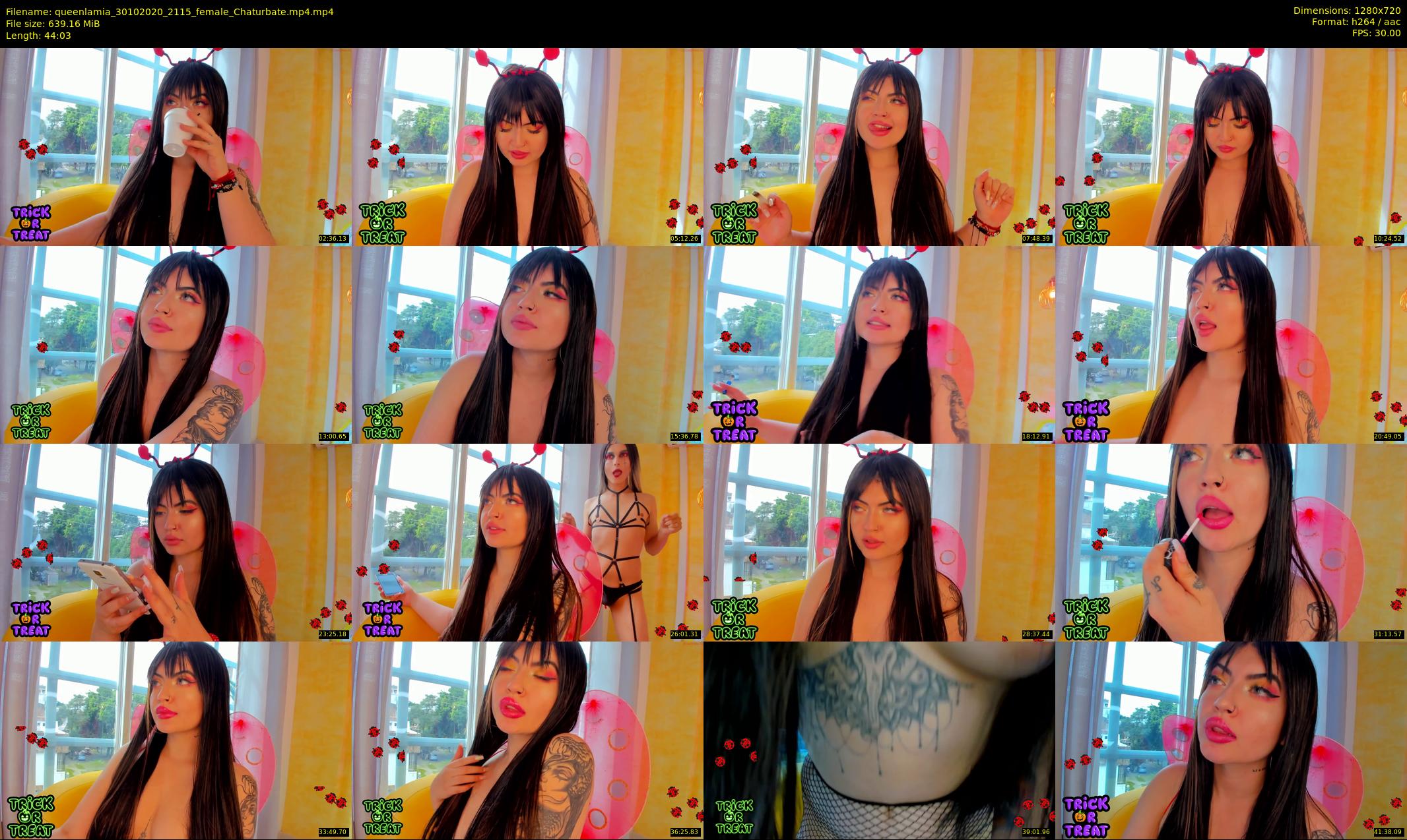 queenlamia — 45 minute Chaturbate female cam show recording, 720p, Oct 30, 2020