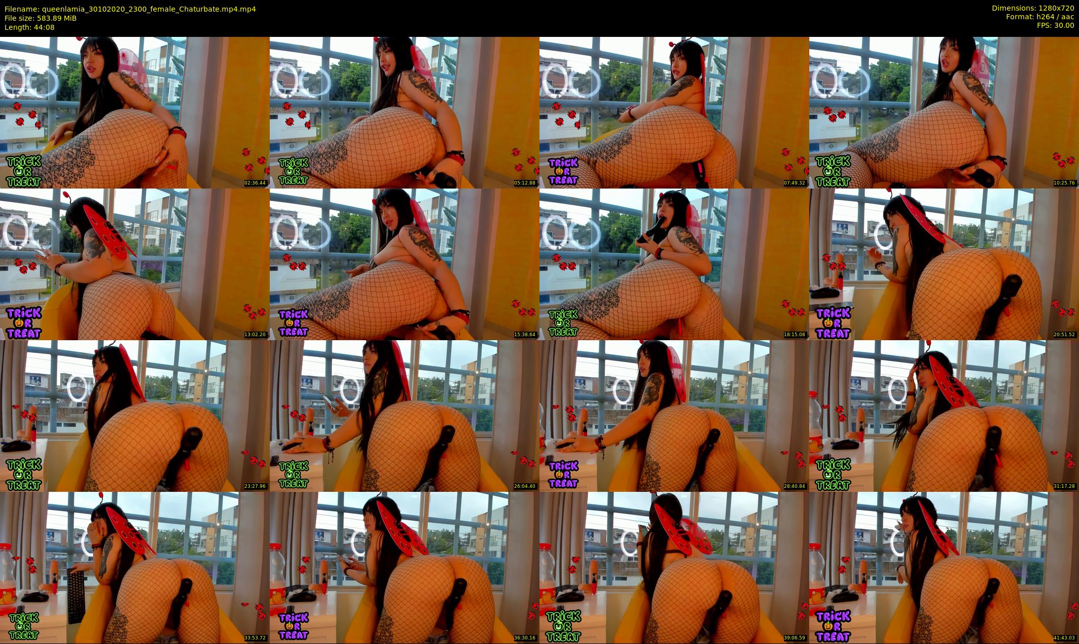 queenlamia — 45 minute Chaturbate female cam show recording, 720p, Oct 30, 2020