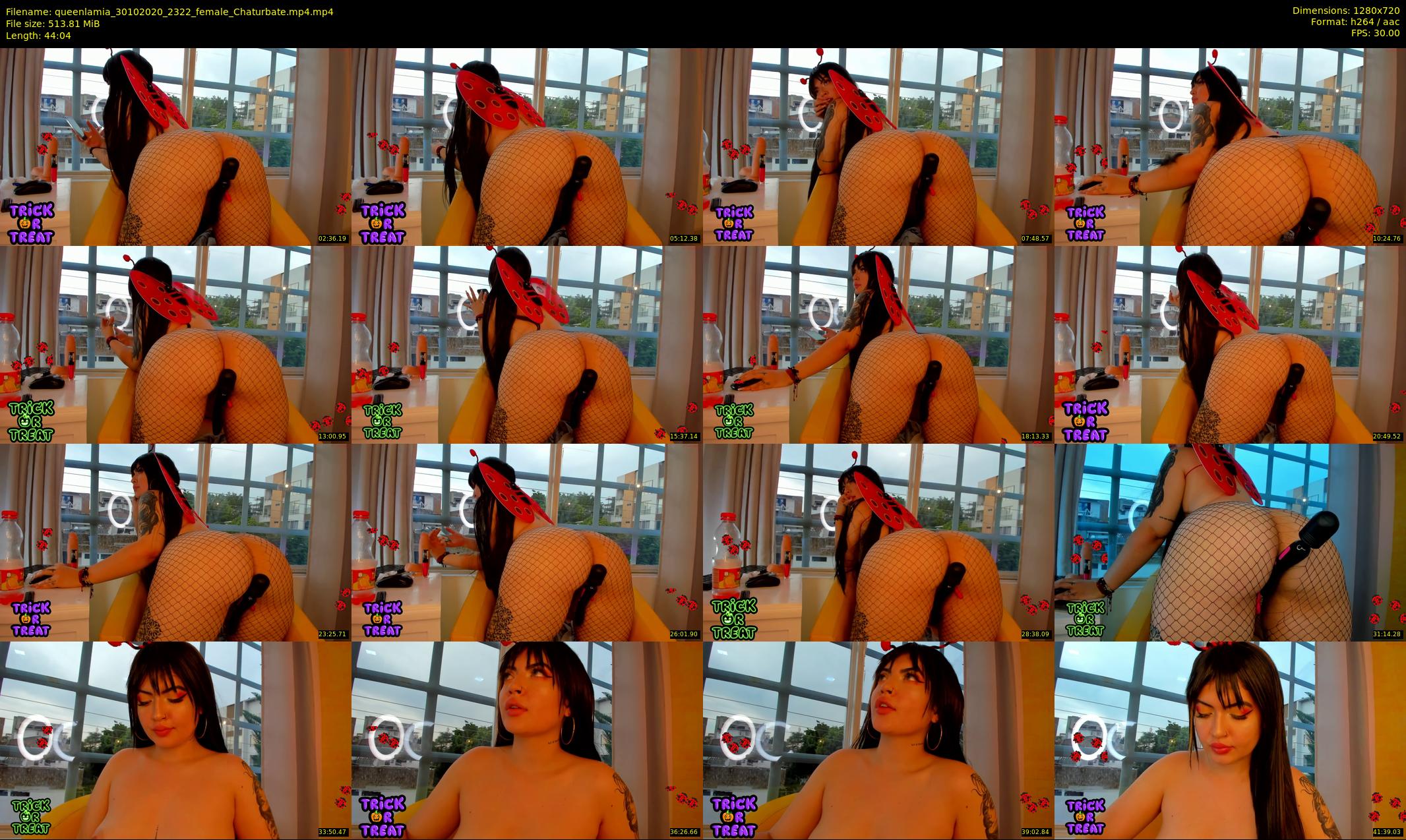 queenlamia — 45 minute Chaturbate female cam show recording, 720p, Oct 30, 2020