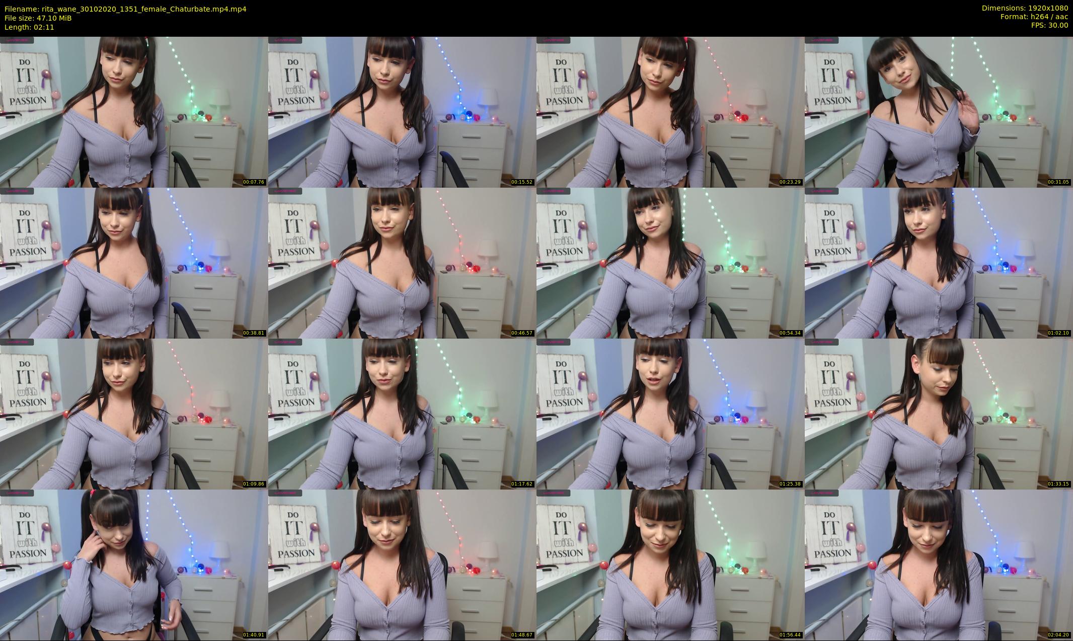 rita_wane — 3 minute Chaturbate female cam show recording, 1080p, Oct 30, 2020