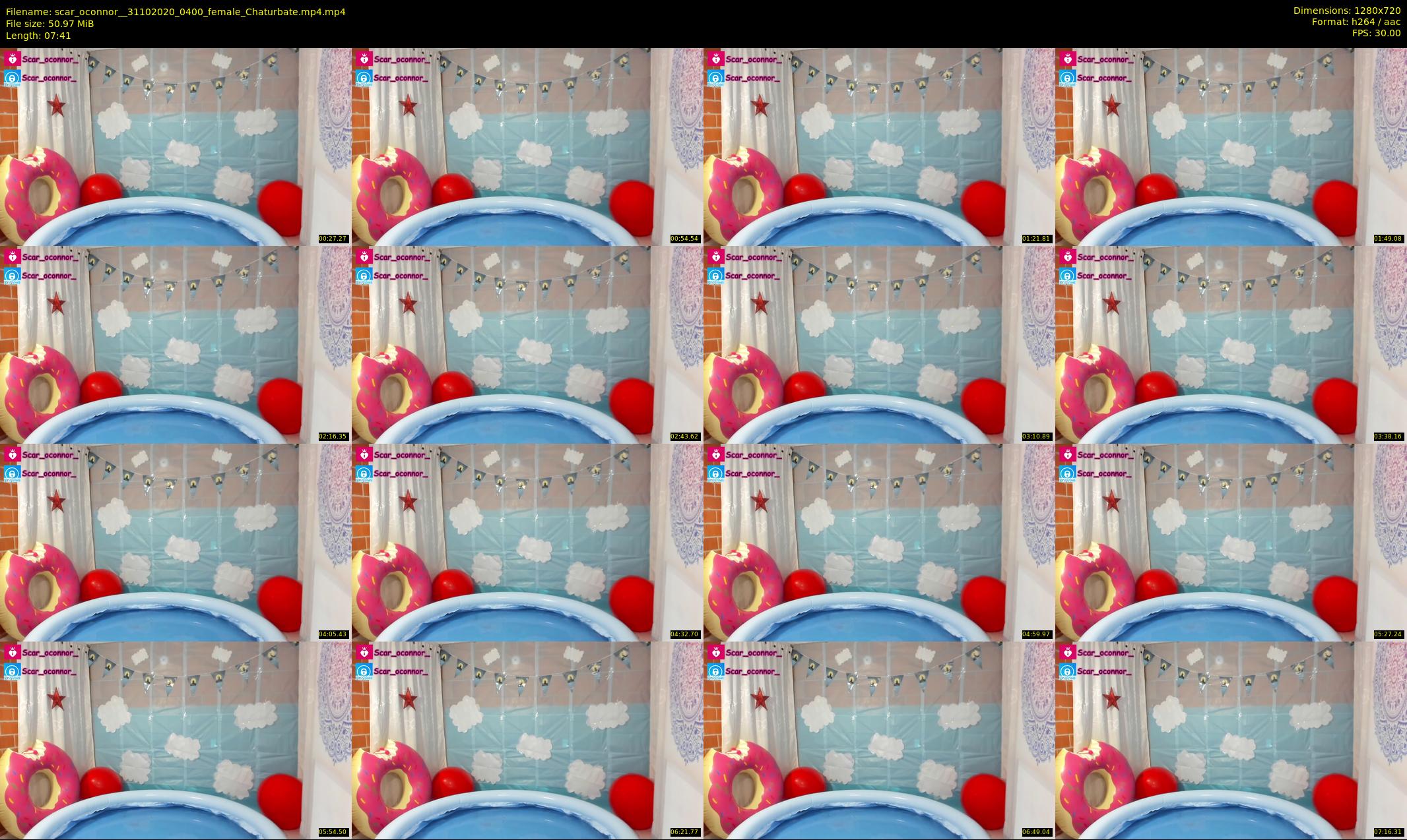 scar_oconnor_ — 8 minute Chaturbate female cam show recording, 720p, Oct 31, 2020