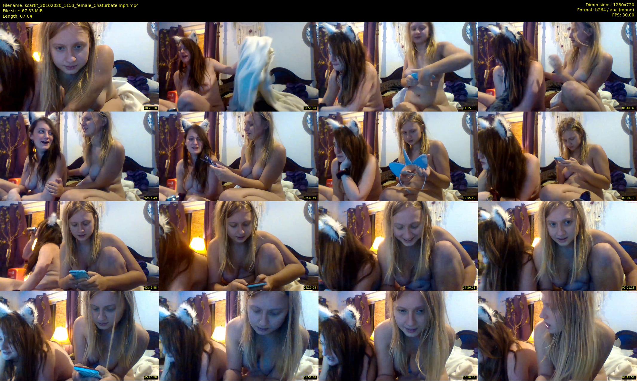 scartit — 8 minute Chaturbate female cam show recording, 720p, Oct 30, 2020