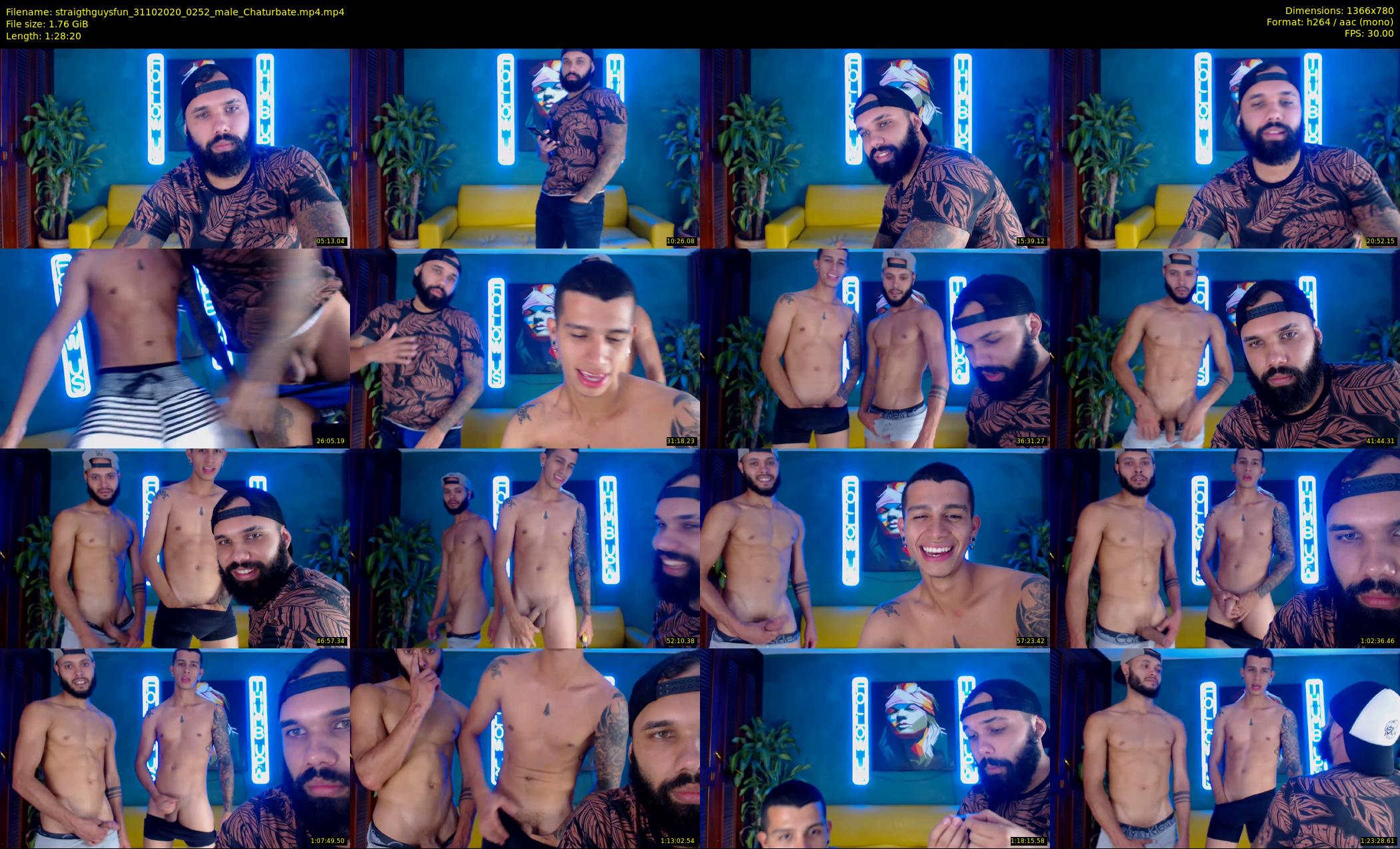 straigthguysfun — 89 minute Chaturbate male cam show recording, 720p, Oct 31, 2020