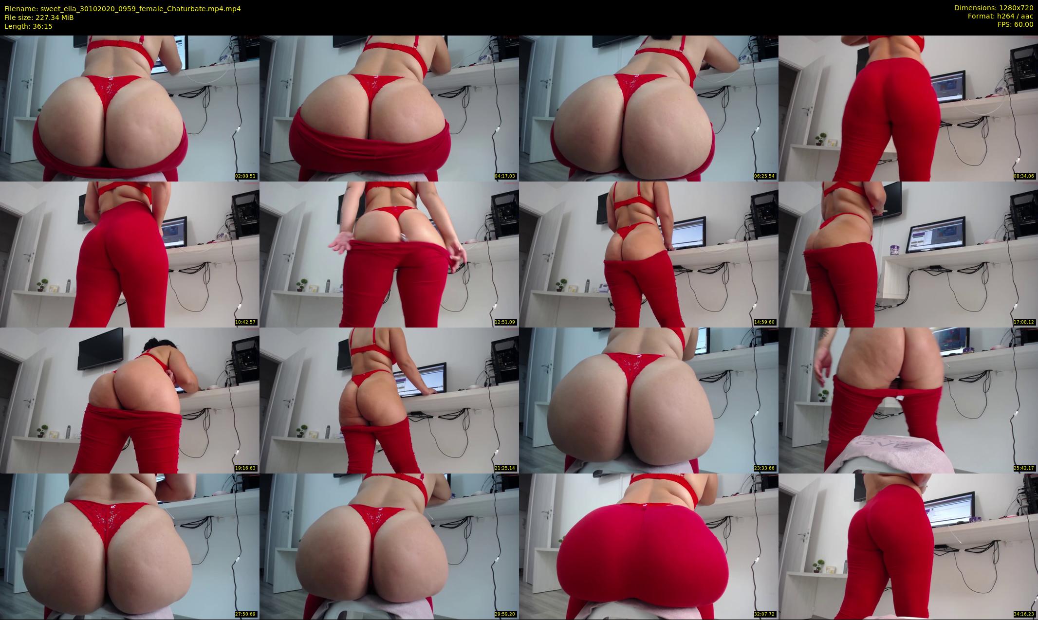 sweet_ella — 37 minute Chaturbate female cam show recording, 720p, Oct 30, 2020