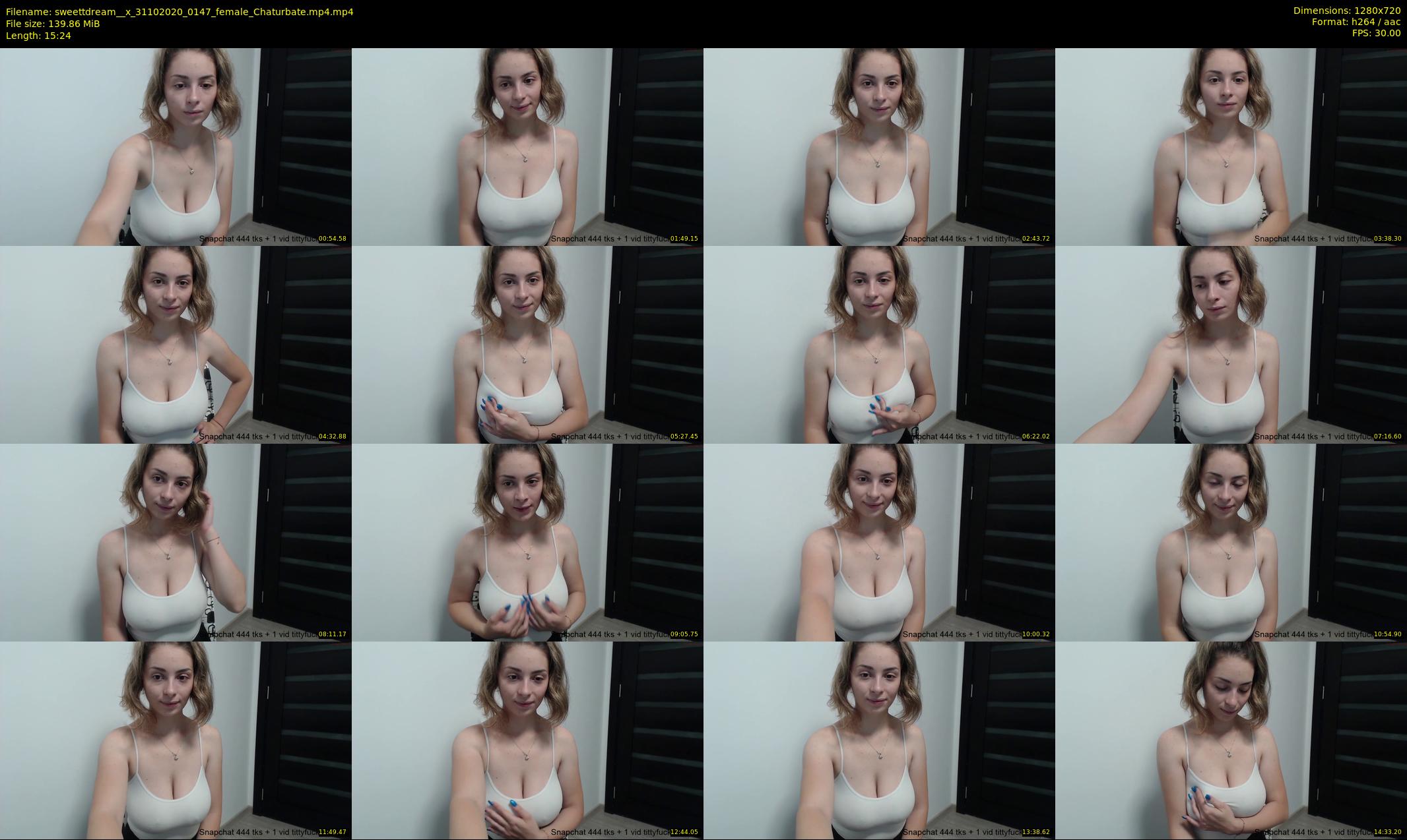sweettdream__x — 16 minute Chaturbate female cam show recording, 720p, Oct 31, 2020