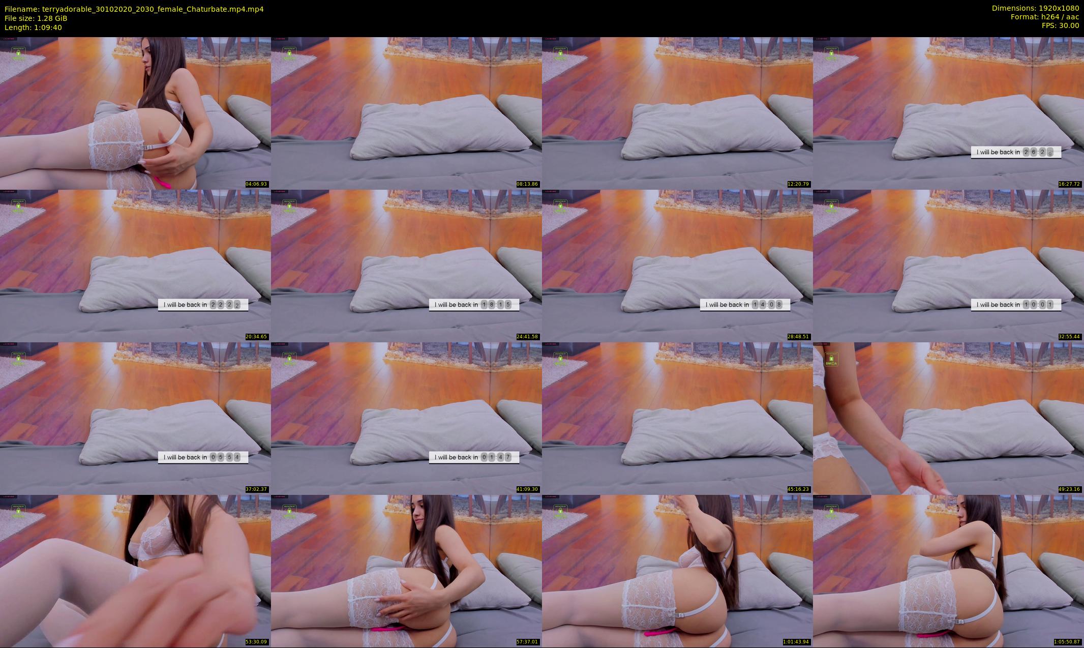 terryadorable — 70 minute Chaturbate female cam show recording, 1080p, Oct 30, 2020
