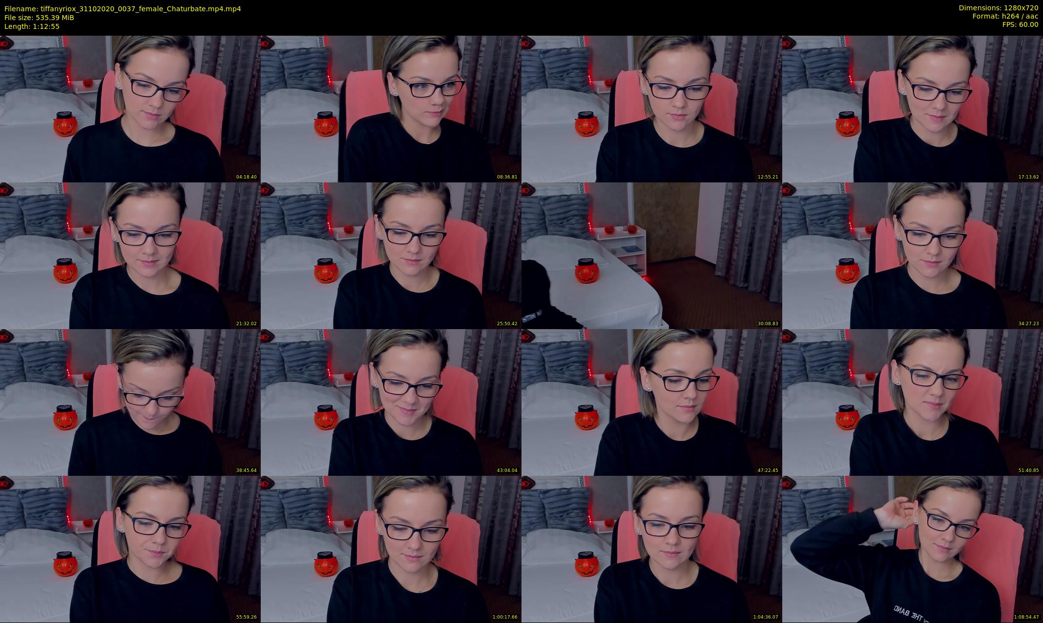 tiffanyriox — 73 minute Chaturbate female cam show recording, 720p, Oct 31, 2020