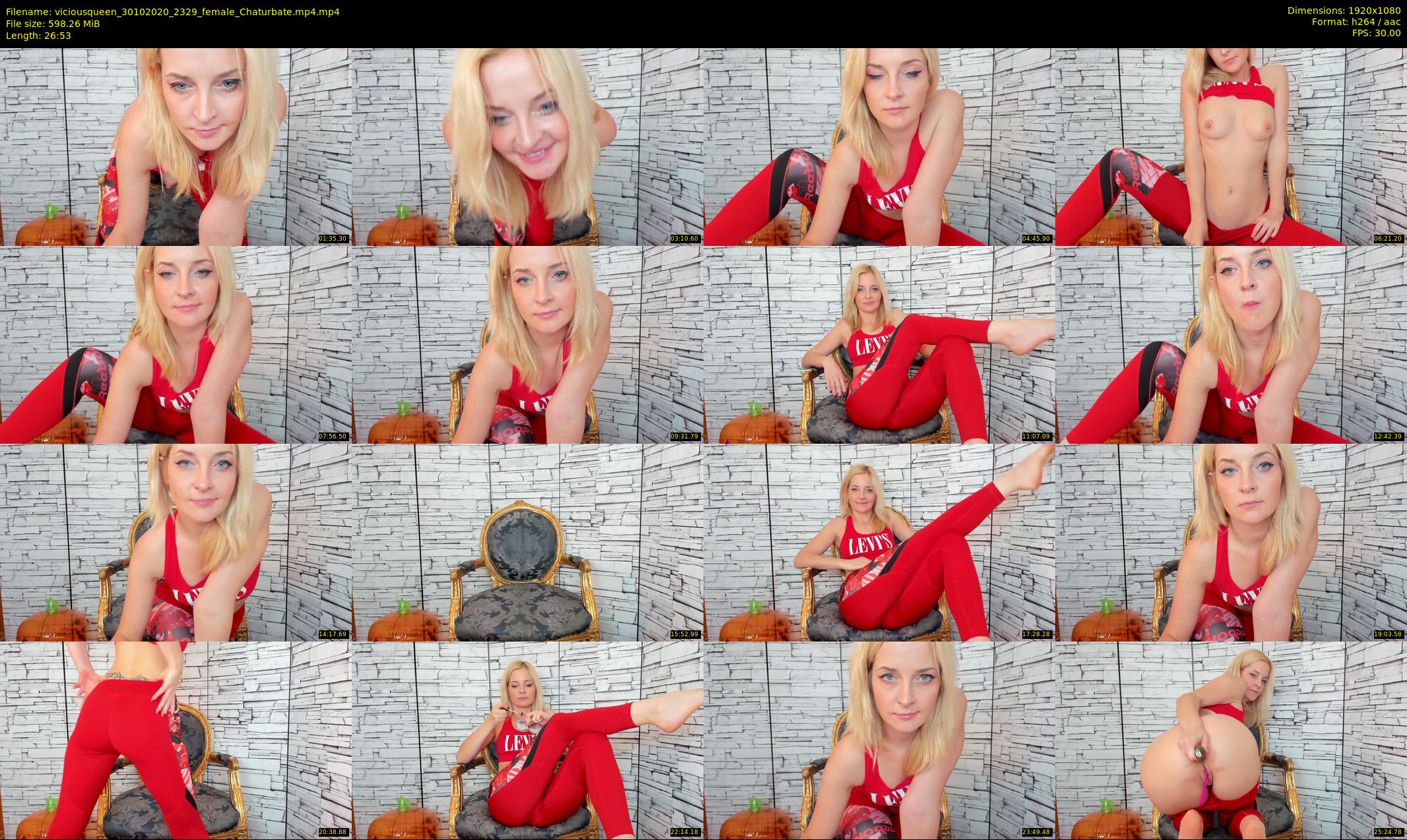 viciousqueen — 27 minute Chaturbate female cam show recording, 1080p, Oct 30, 2020