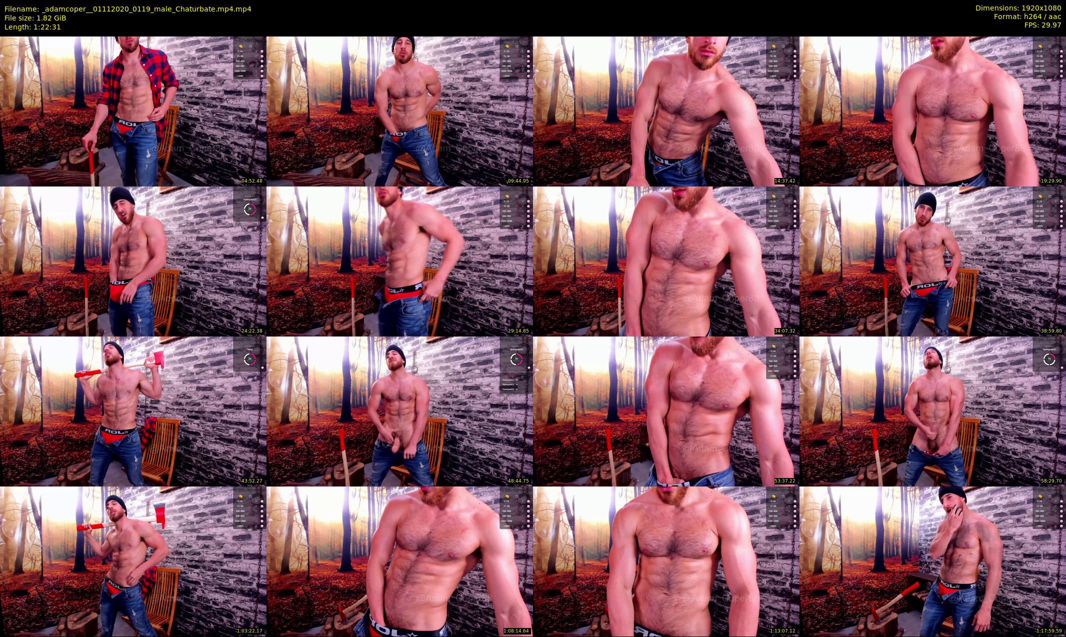 _adamcoper_ — 83 minute Chaturbate male cam show recording, 1080p, Nov 1, 2020